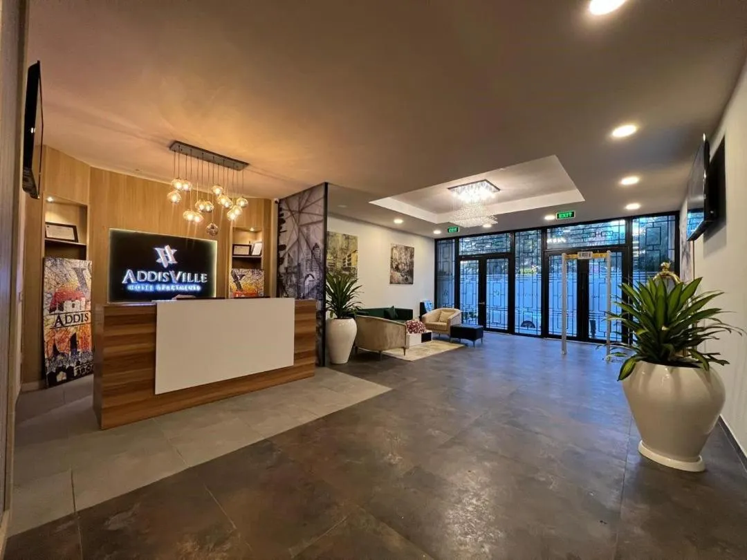 Lobby or reception in Addis Ville Hotel Apartment