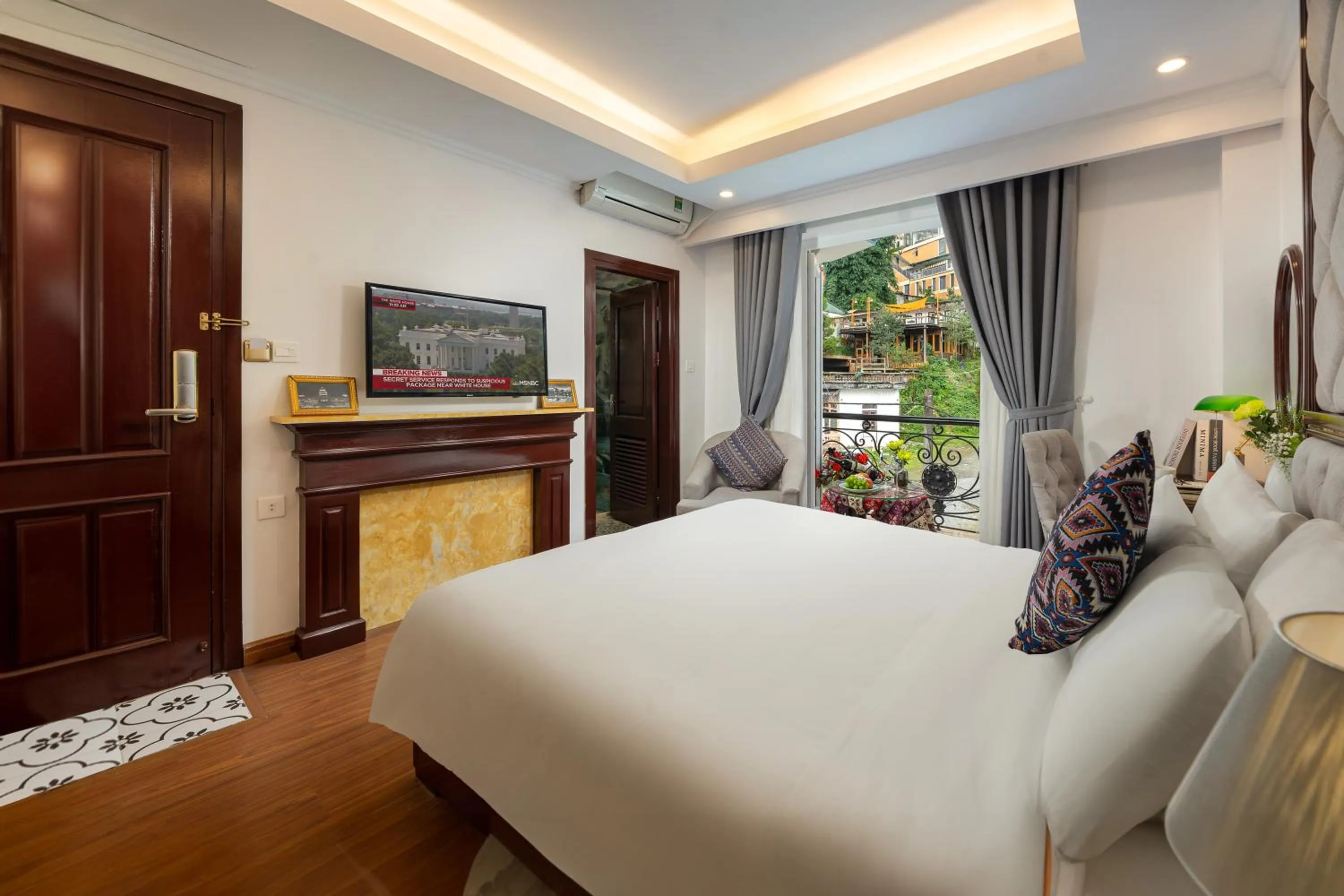 Bed in Sapa Praha Hotel