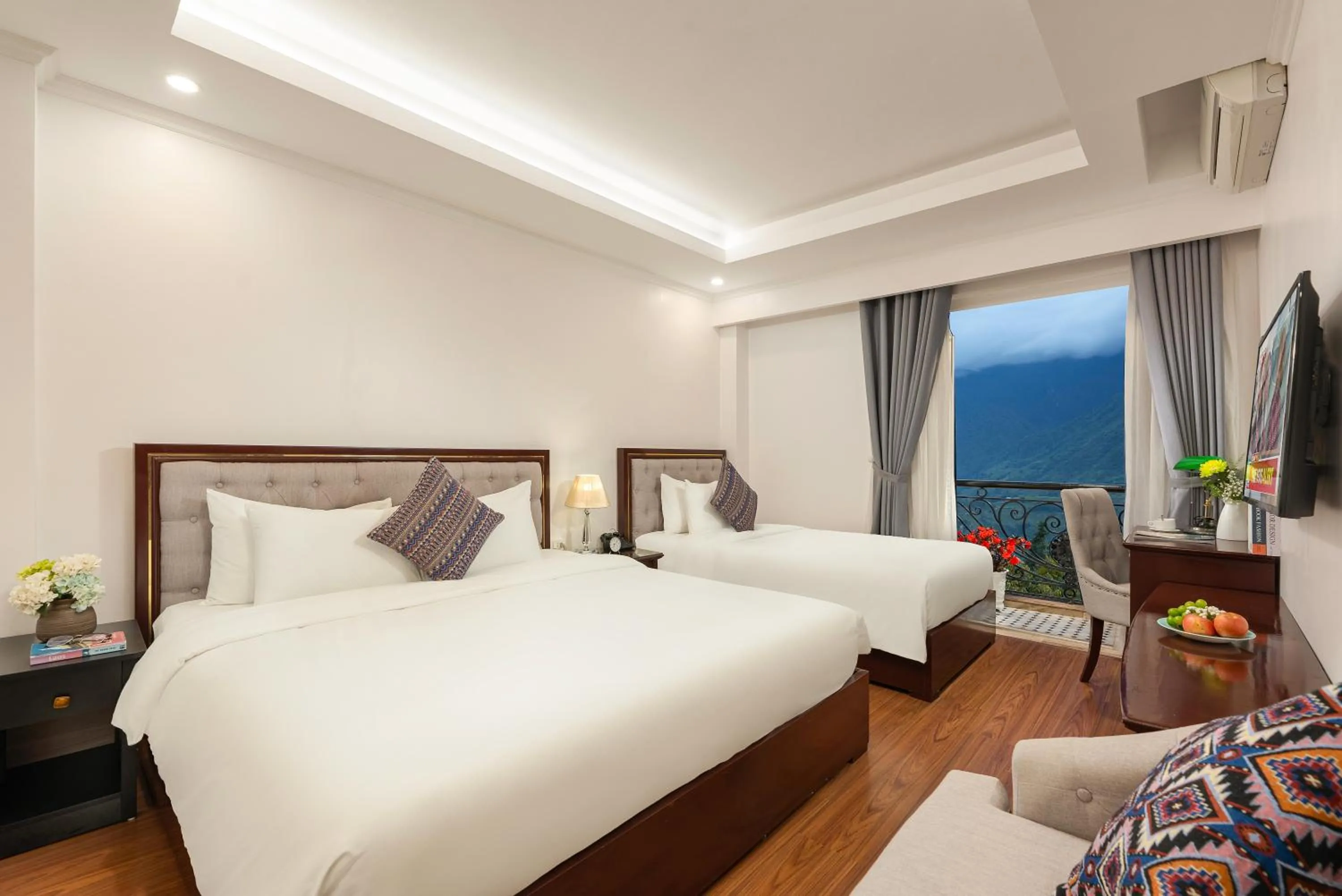 Bed in Sapa Praha Hotel