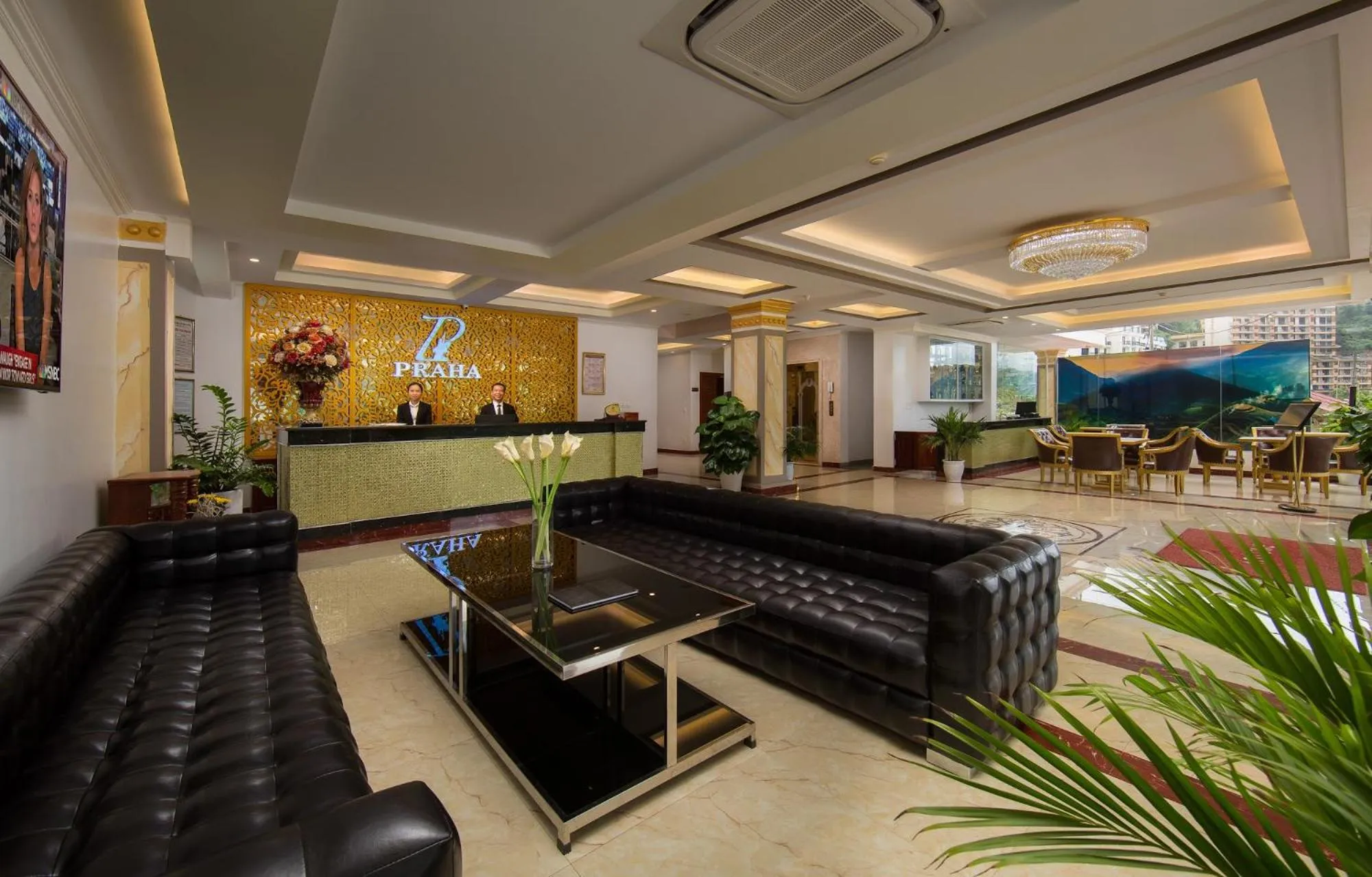 Lobby or reception in Sapa Praha Hotel