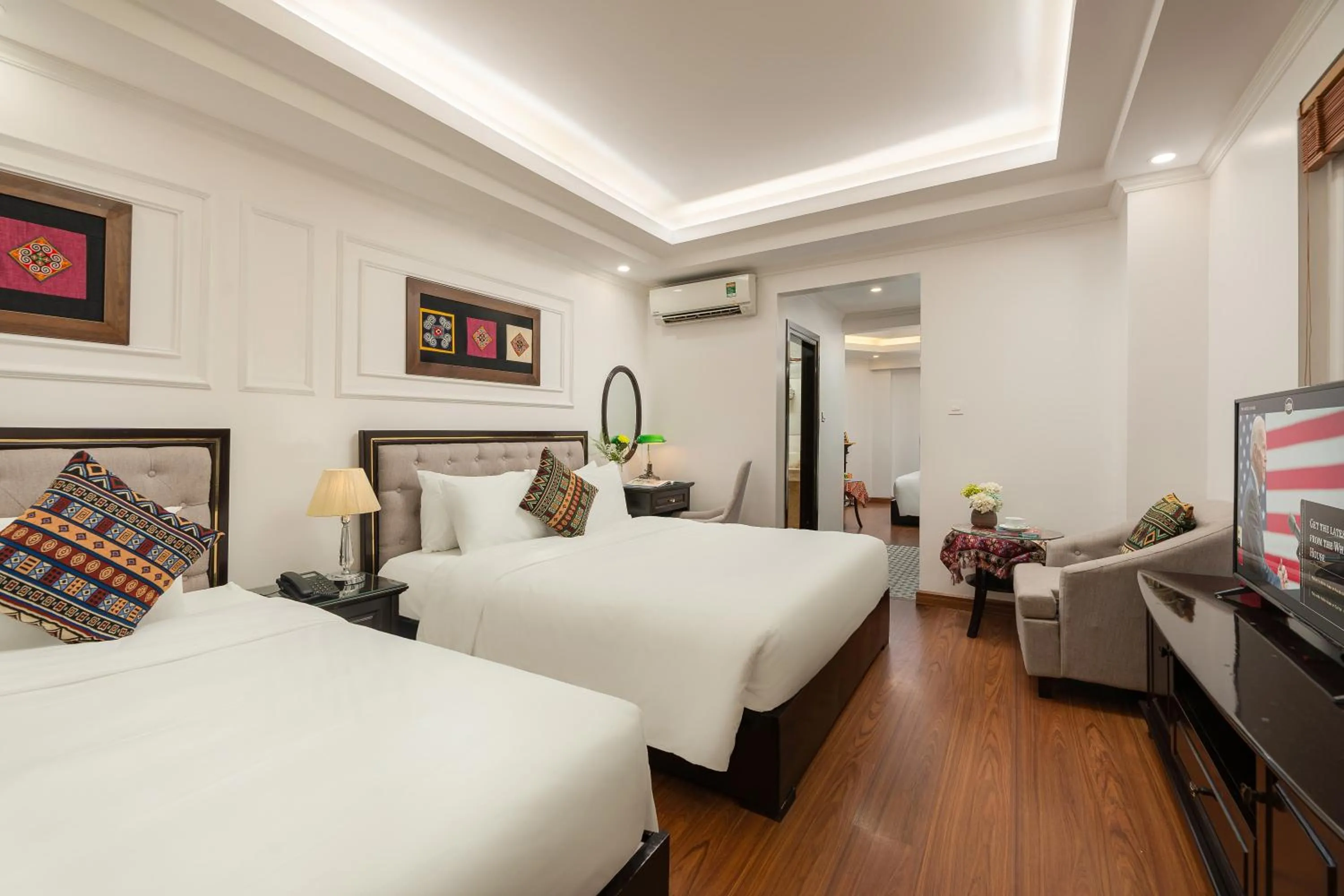 Bed in Sapa Praha Hotel