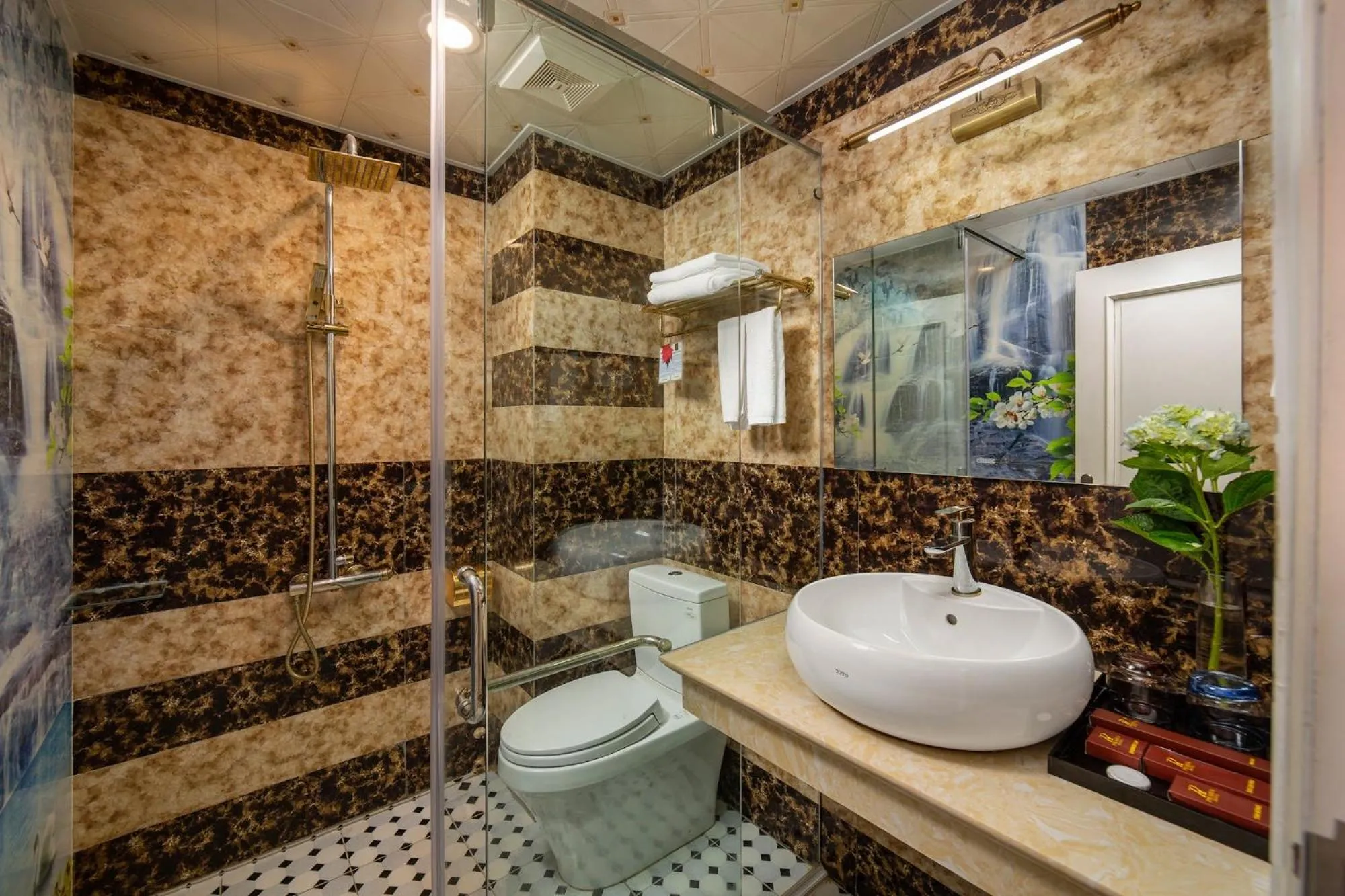 Toilet in Sapa Praha Hotel