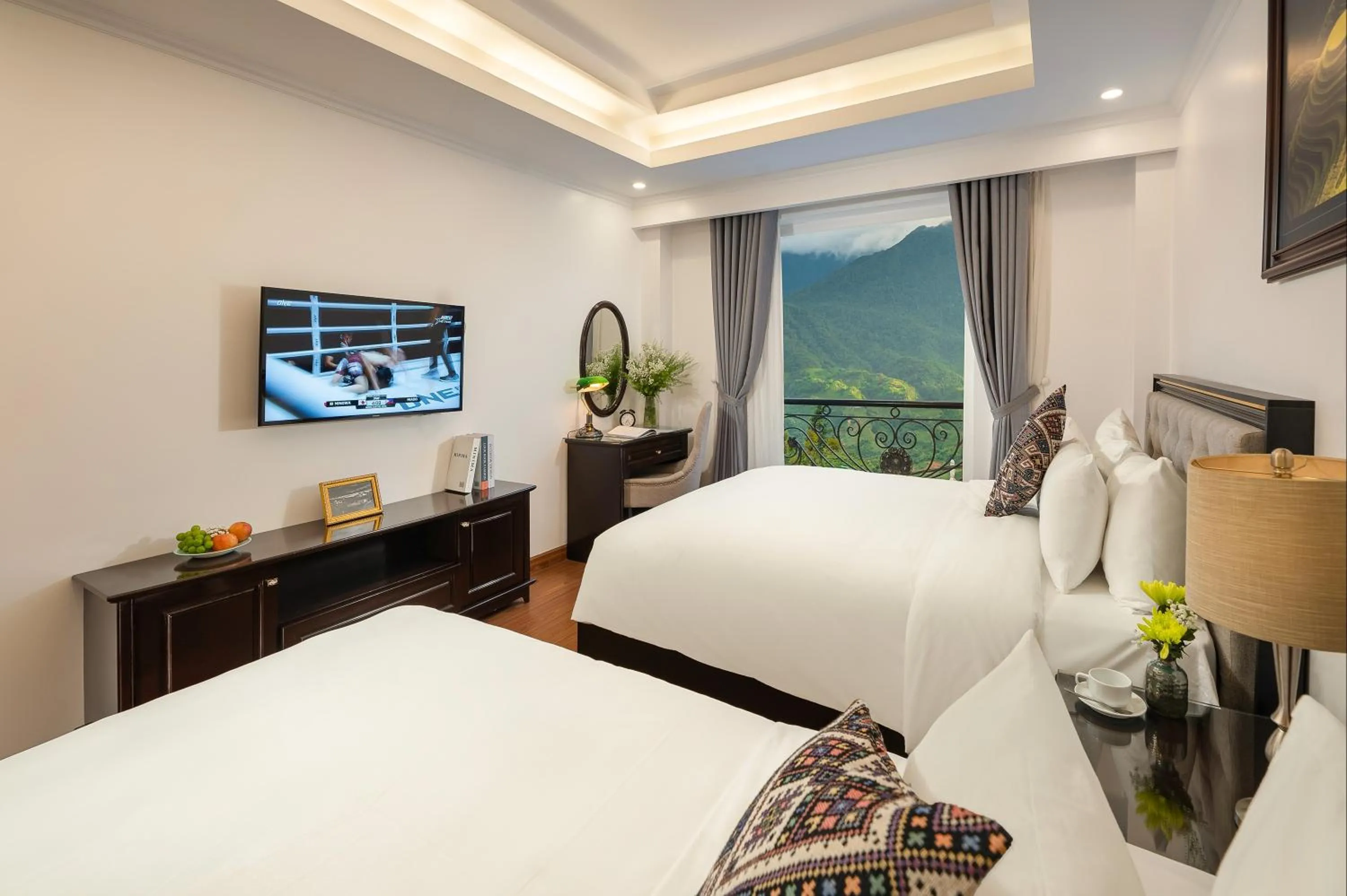 Bed in Sapa Praha Hotel