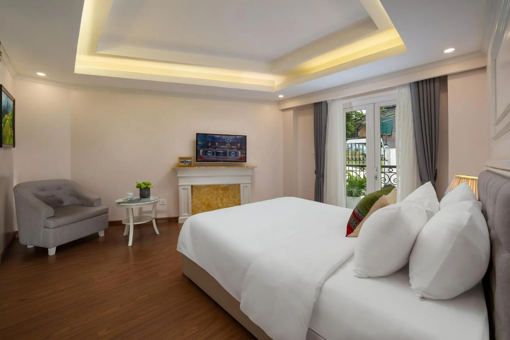 Bed in Sapa Praha Hotel