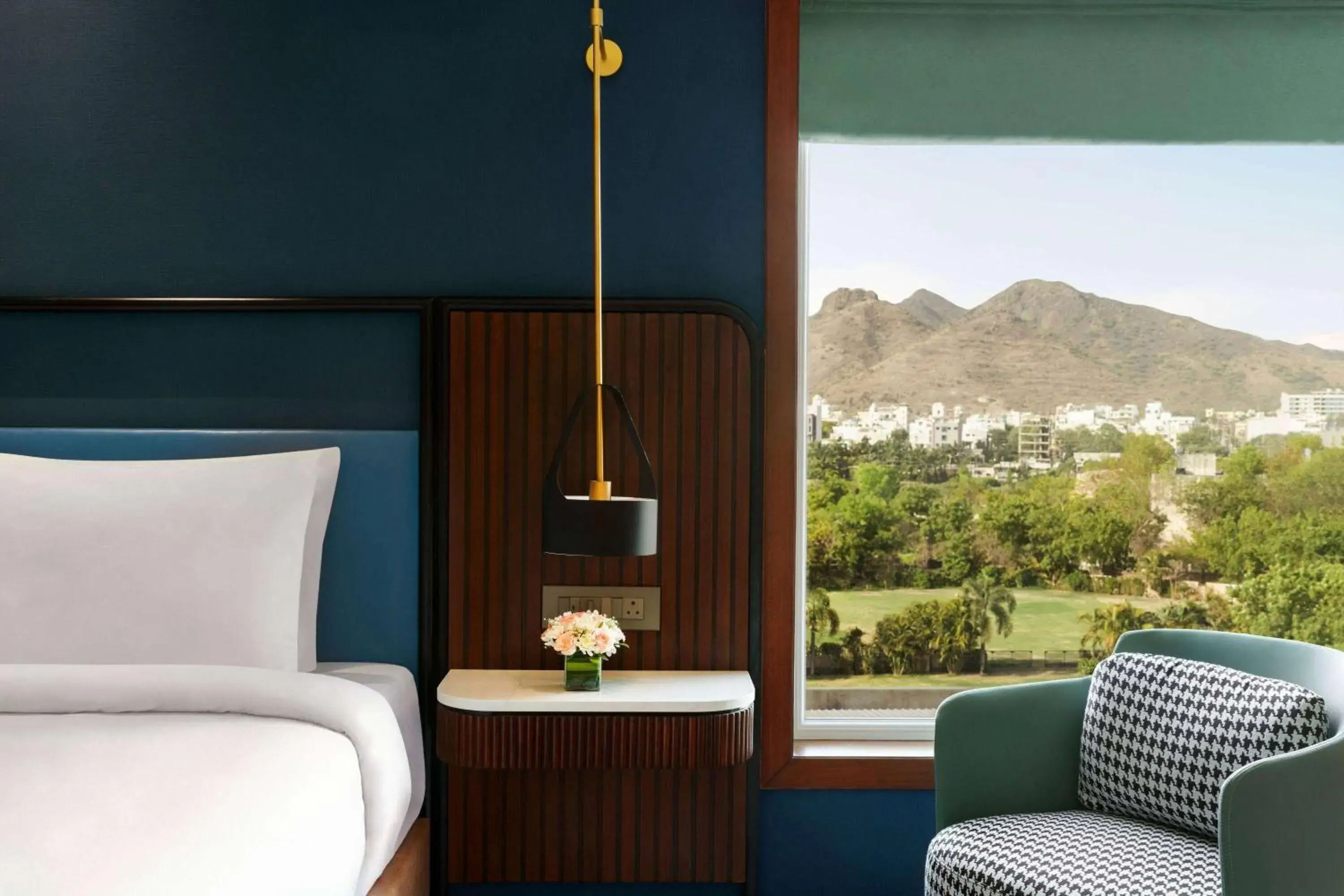 King Room with Roll-In Shower - single occupancy - Mobility Access in Ramada Encore by Wyndham Udaipur Roopnagar King Room with Roll-In Shower - single occupancy - Mobility Access in Ramada Encore by Wyndham Udaipur Roopnagar