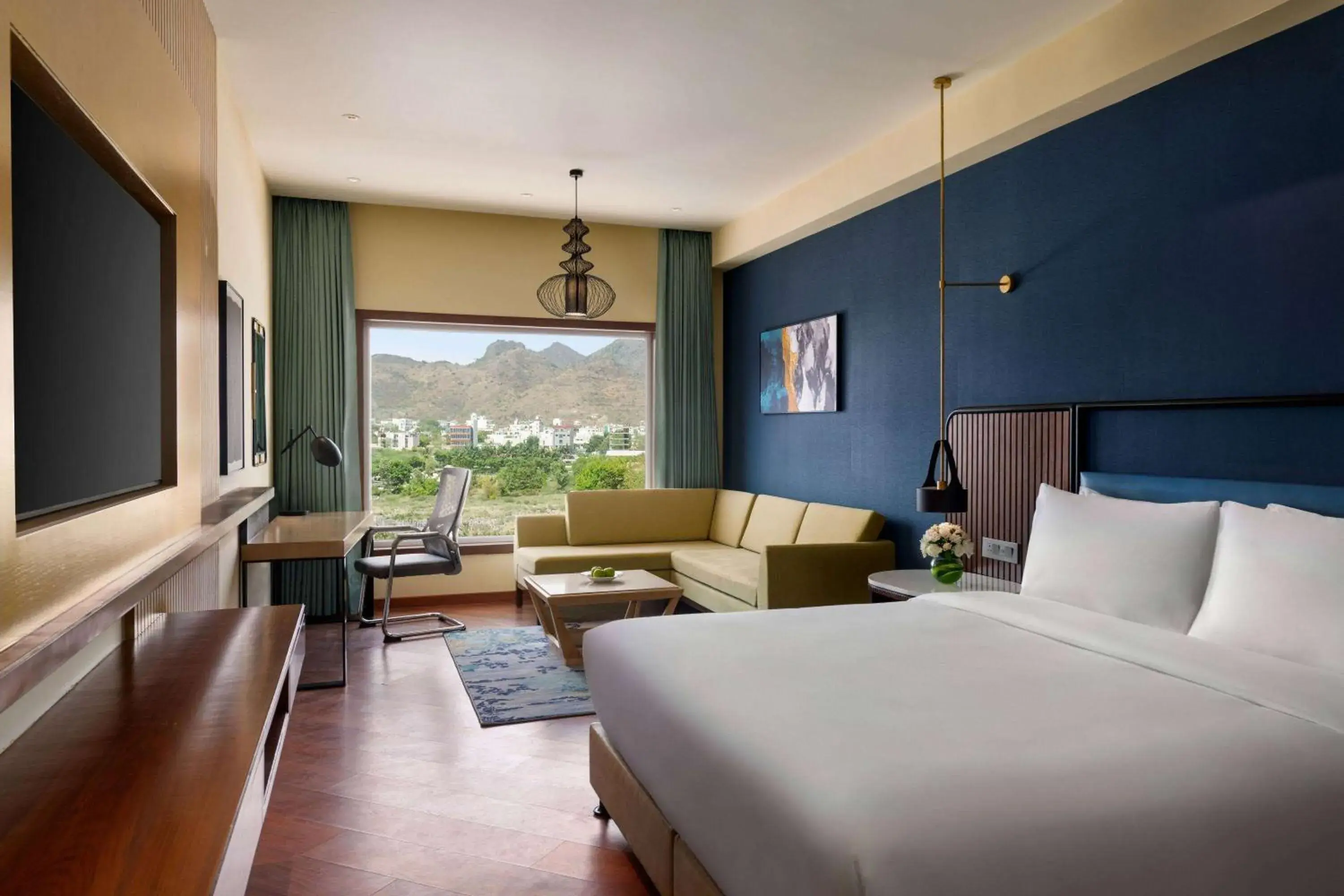 Premium King Room - single occupancy in Ramada Encore by Wyndham Udaipur Roopnagar Premium King Room - single occupancy in Ramada Encore by Wyndham Udaipur Roopnagar