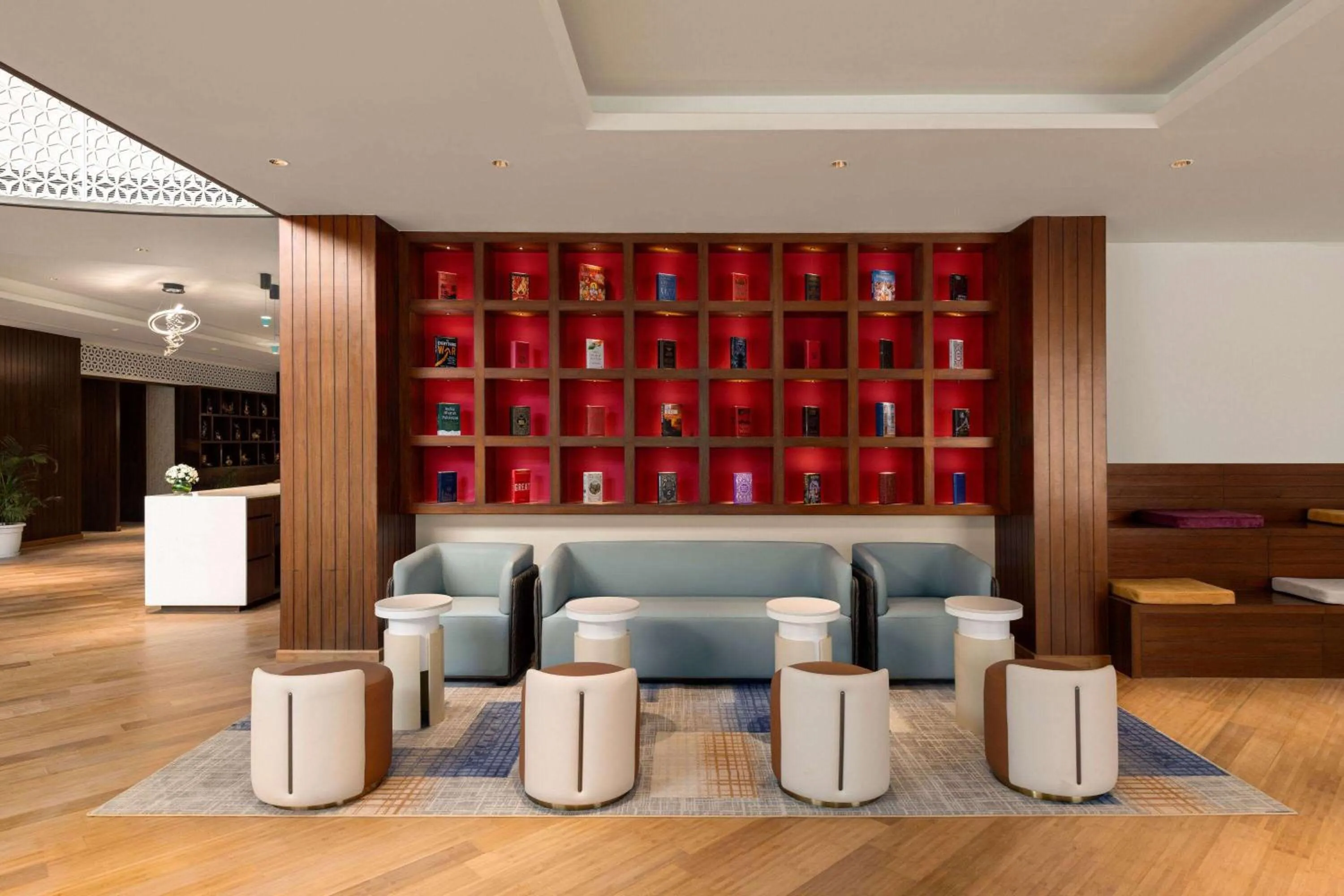 Lobby or reception in Ramada Encore by Wyndham Udaipur Roopnagar