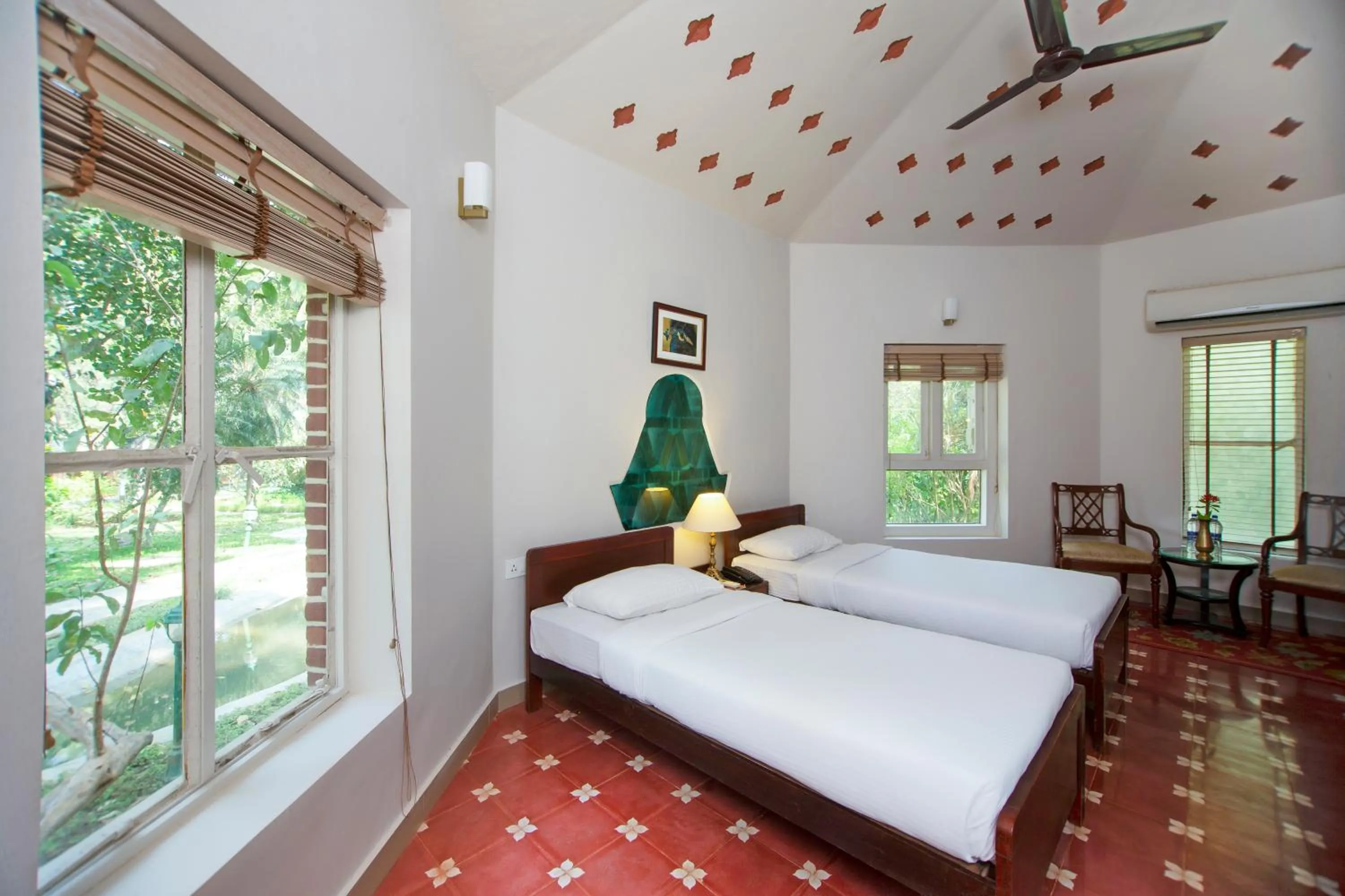 Bedroom, Bed in Kairali - The Ayurvedic Healing Village