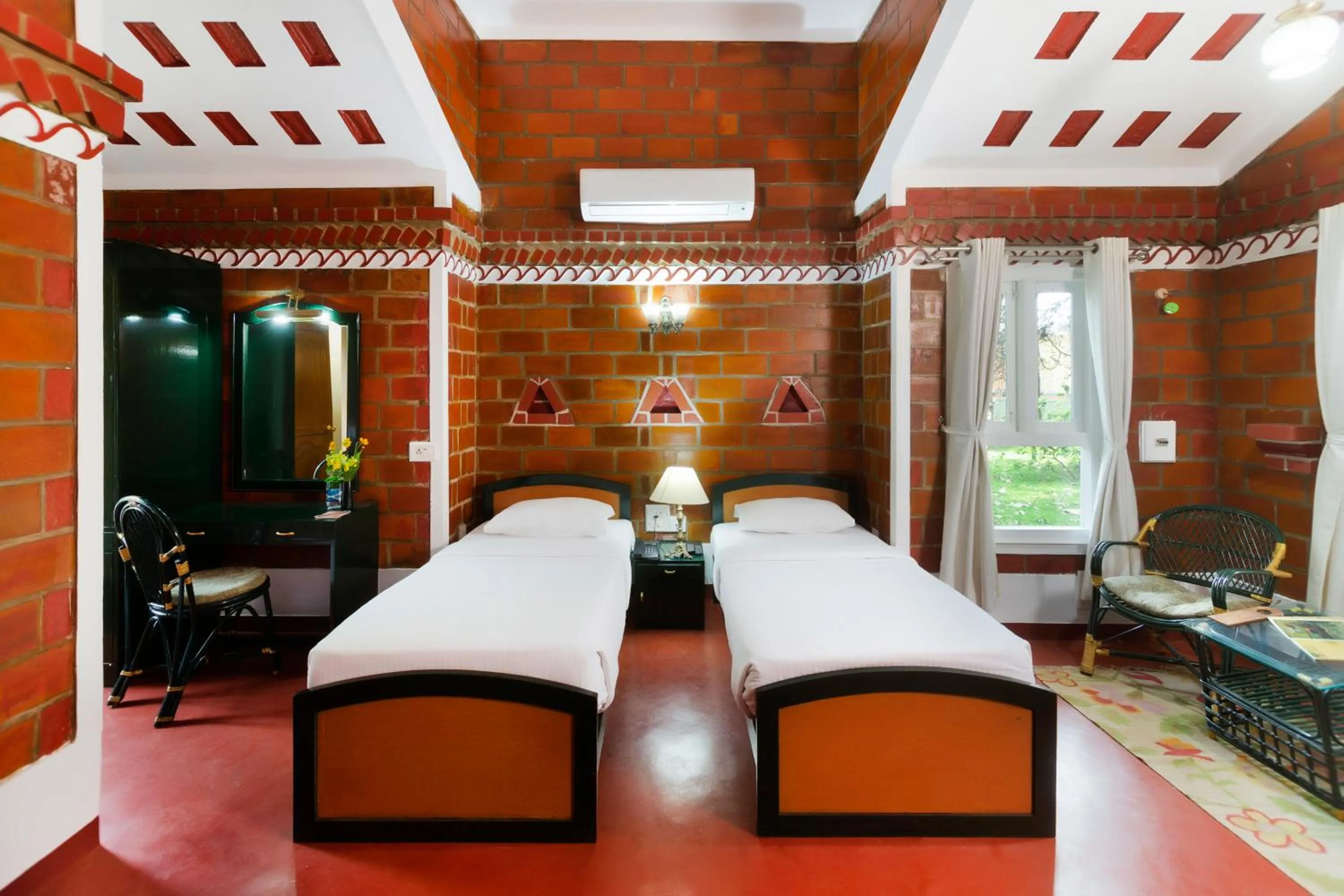 Bedroom, Bed in Kairali - The Ayurvedic Healing Village