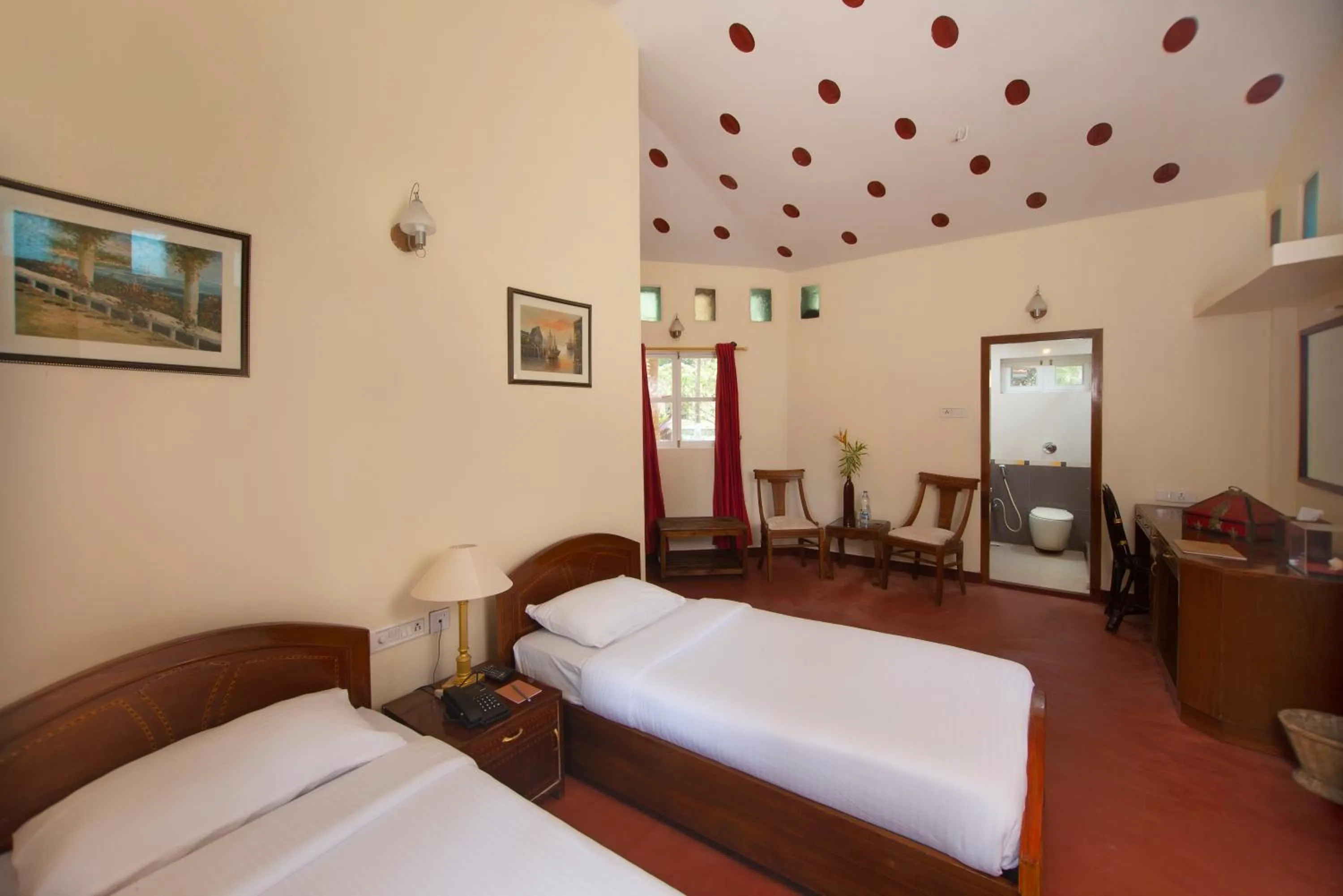 Bedroom, Bed in Kairali - The Ayurvedic Healing Village