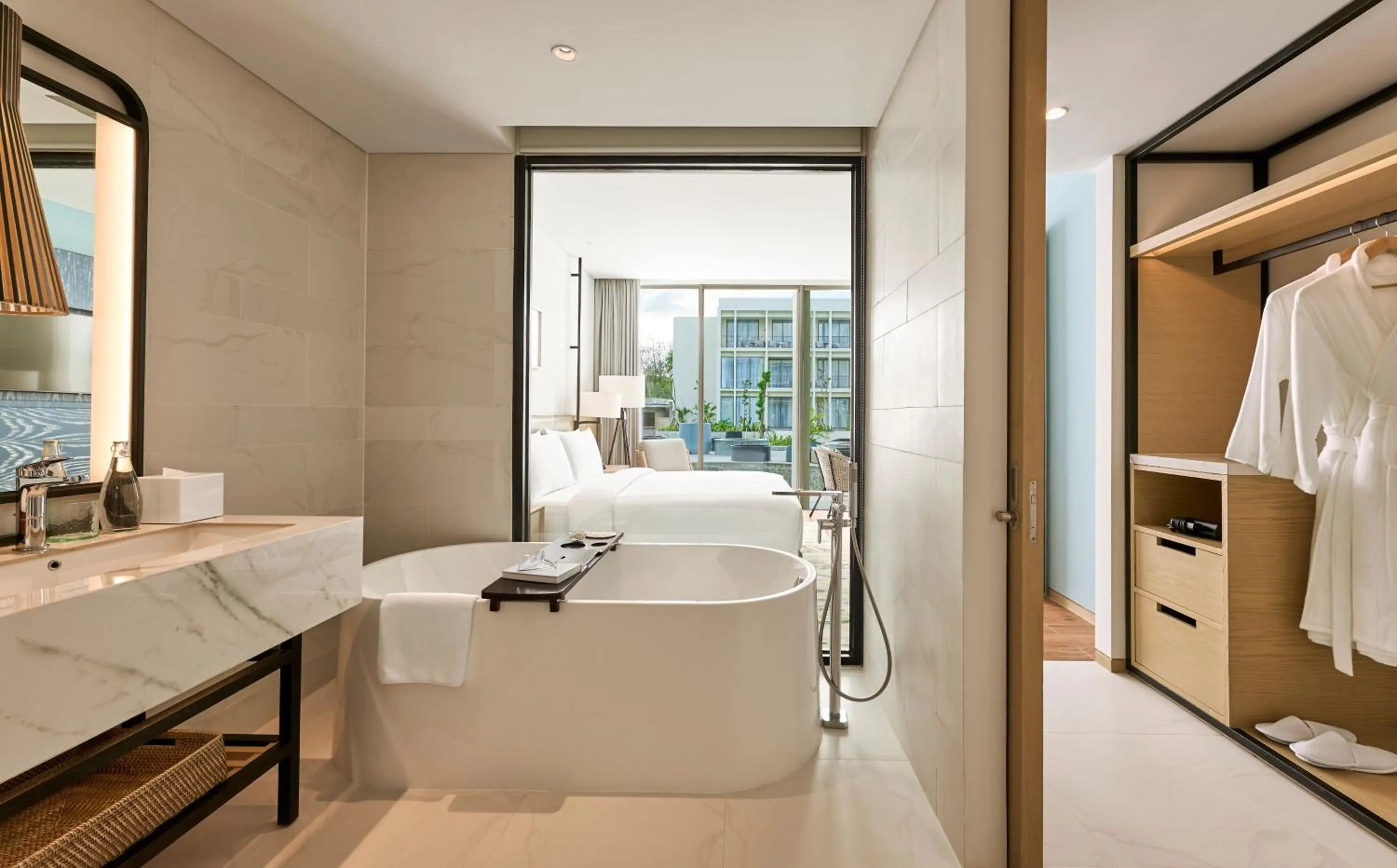 Bathroom, Bed in Holiday Inn Resort Bintan Lagoi Beach by IHG