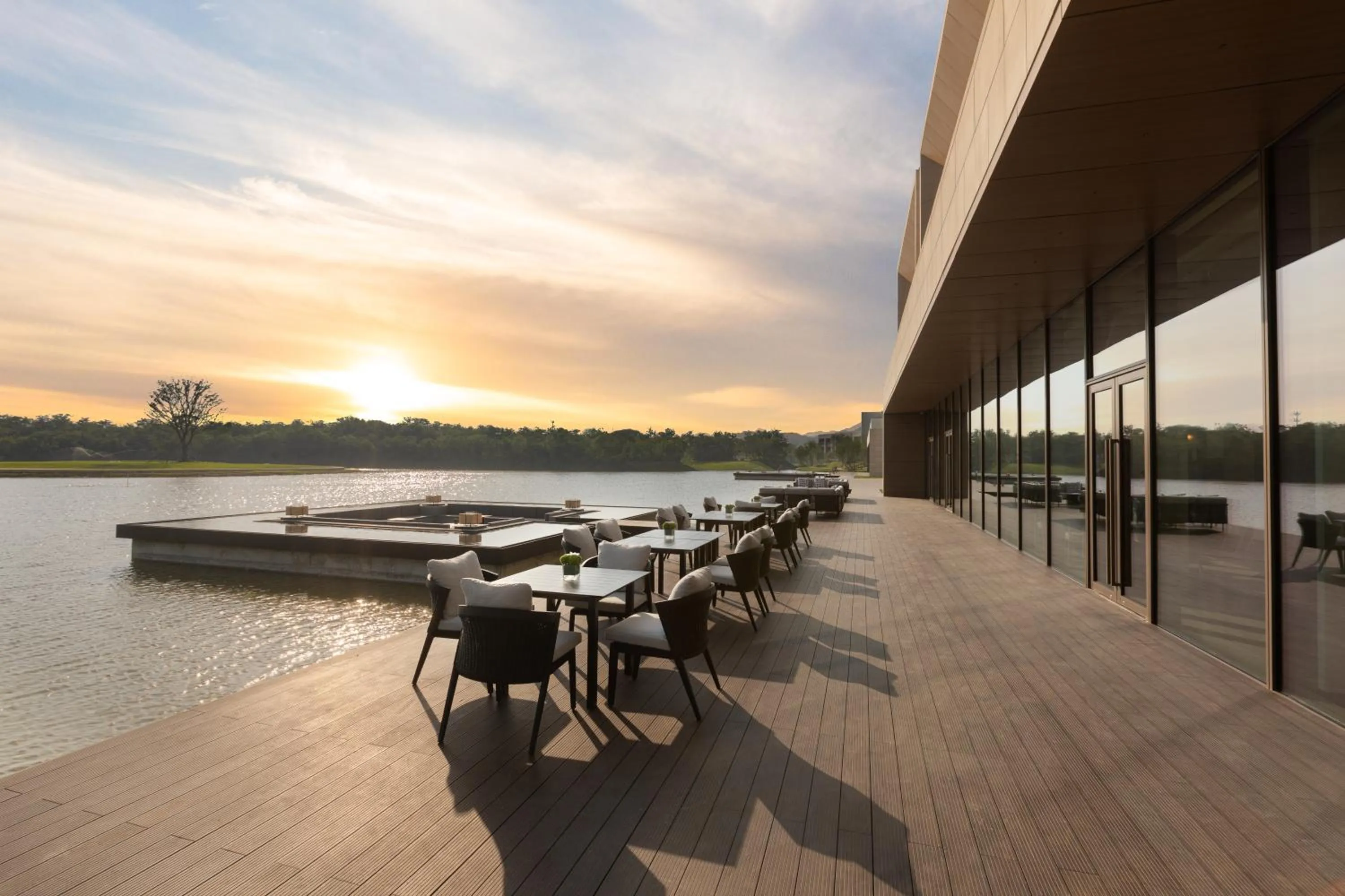 Sunset in Hotel Indigo Beidaihe