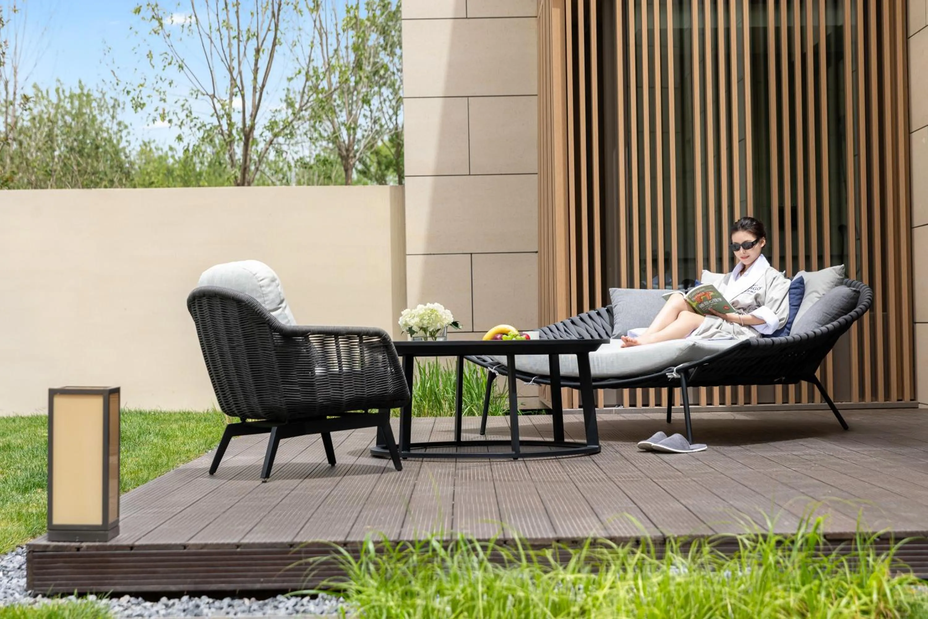 Inner courtyard view in Hotel Indigo Beidaihe