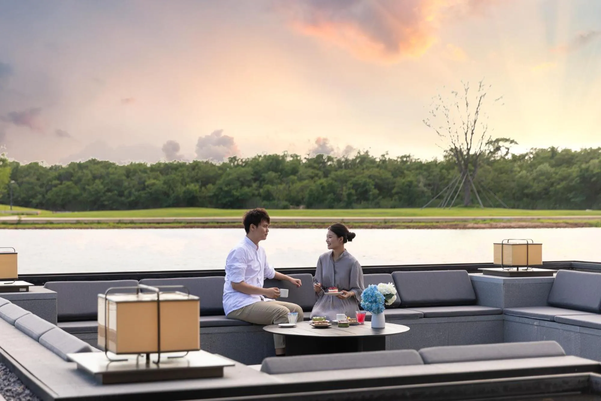 Lake view in Hotel Indigo Beidaihe