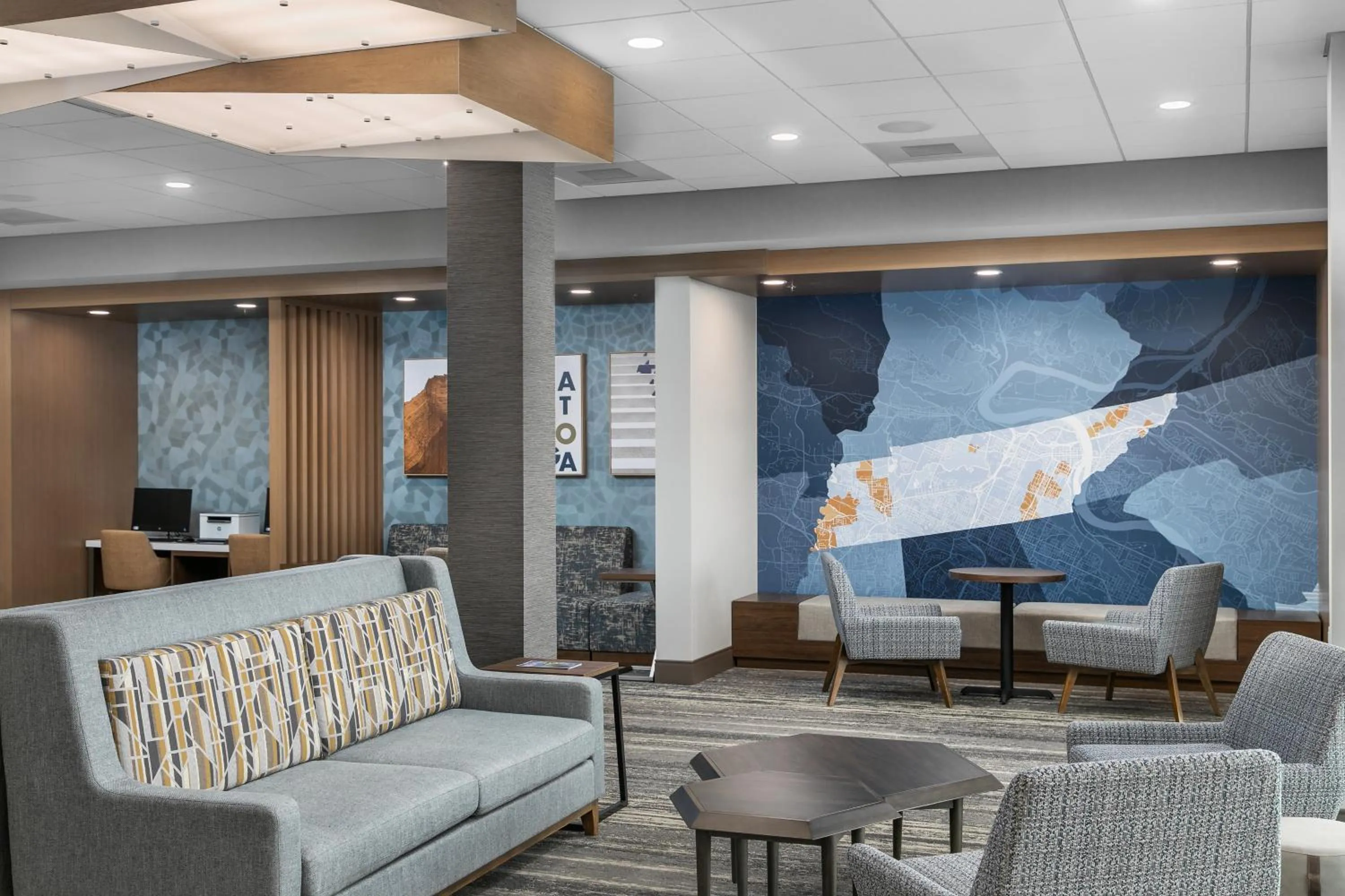 Lobby or reception in Candlewood Suites Chattanooga Hamilton Place by IHG