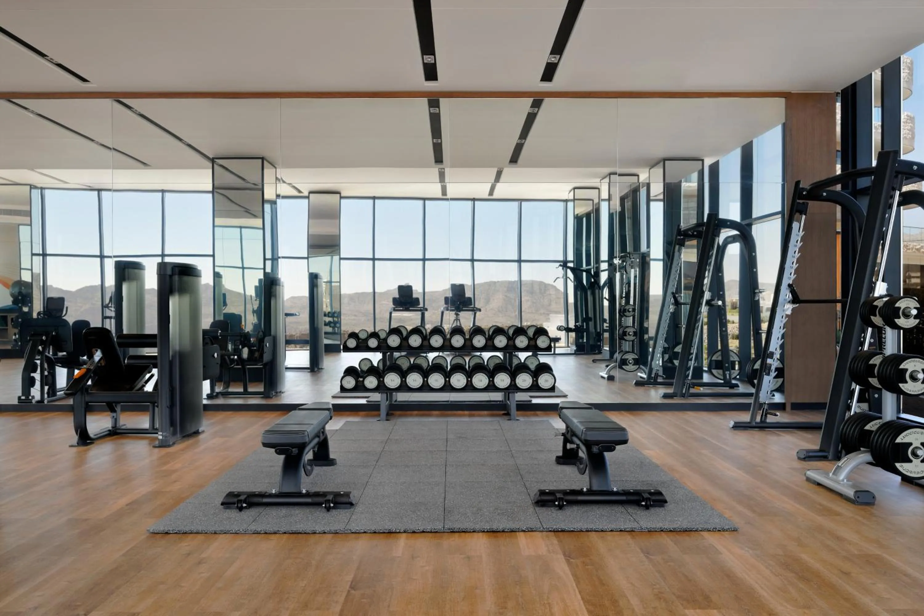 Fitness centre/facilities in Hotel Indigo Jabal Akhdar Resort & Spa by IHG