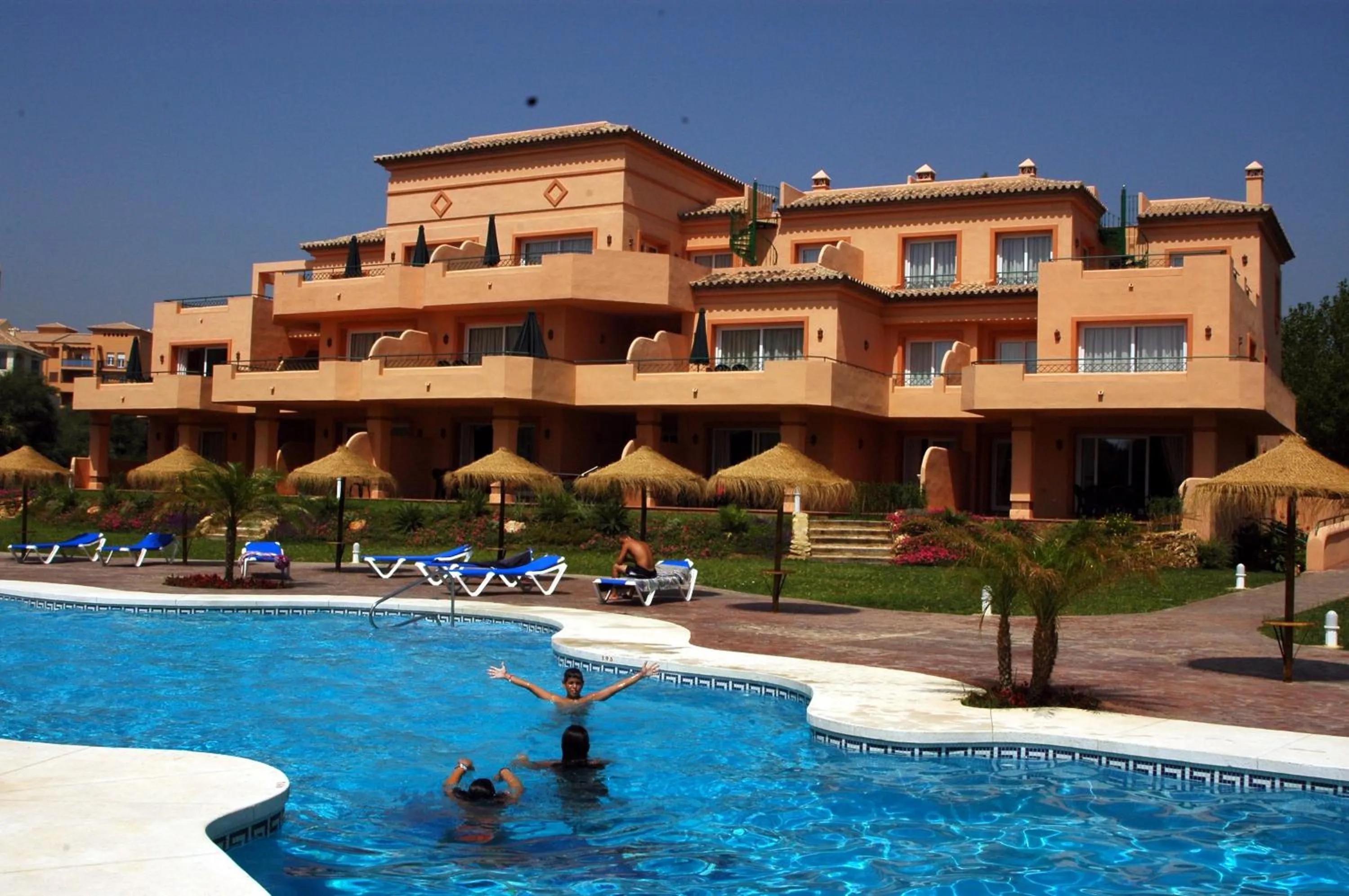 Swimming pool in Marbella Beach Resort at Club Playa Real