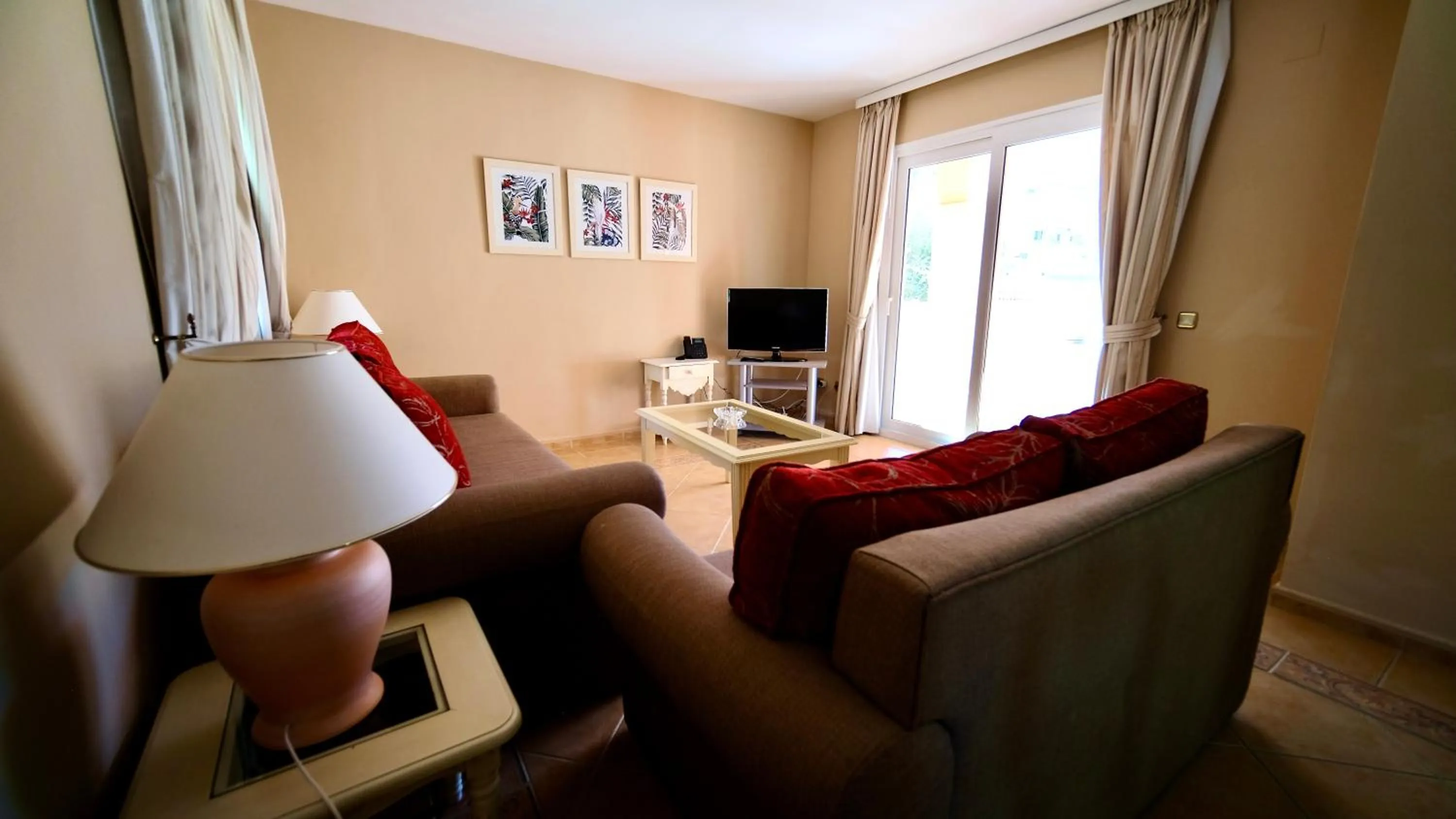 TV and multimedia in Marbella Beach Resort at Club Playa Real