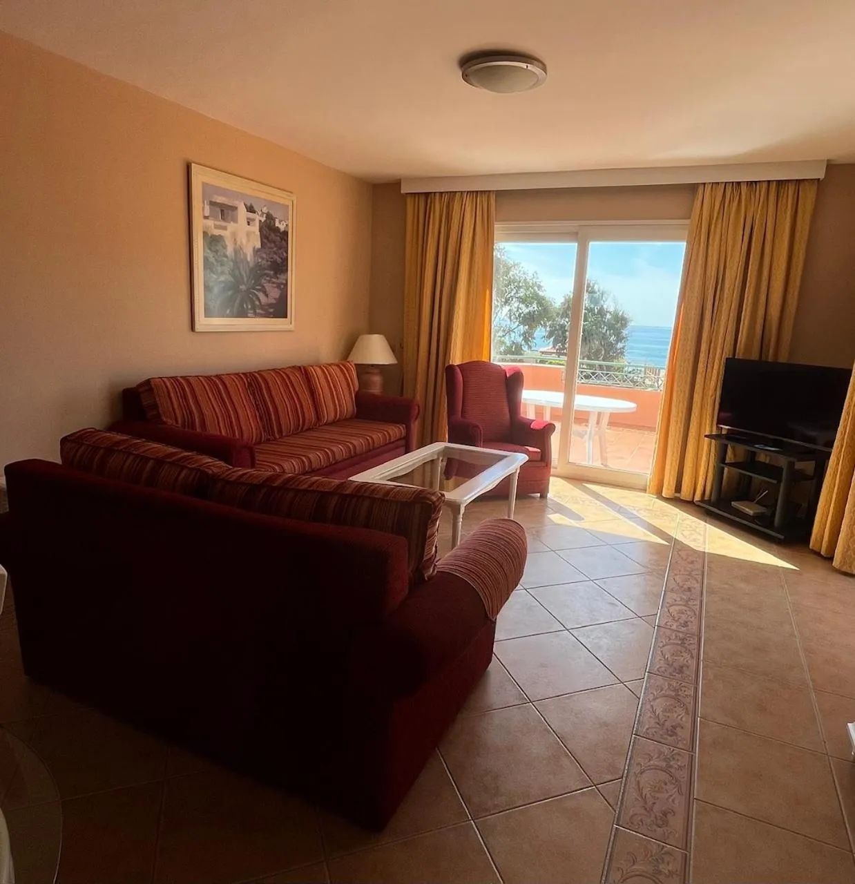 Living room in Marbella Beach Resort at Club Playa Real