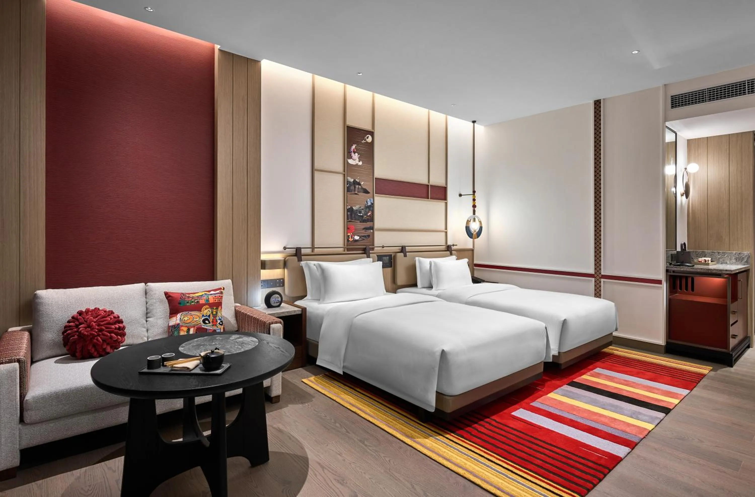 Bed in Hotel Indigo Lugu Lake by IHG