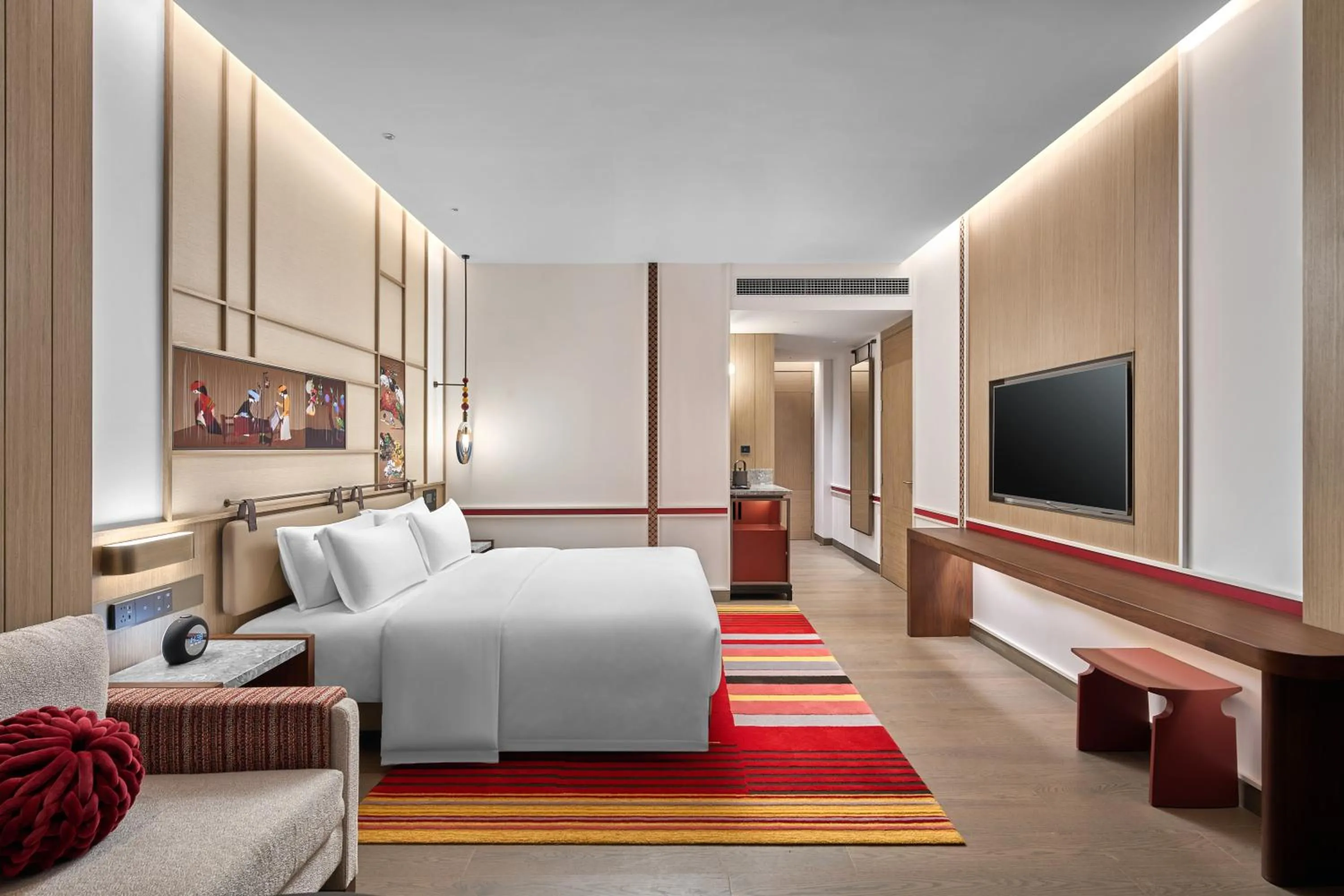 Bed in Hotel Indigo Lugu Lake by IHG