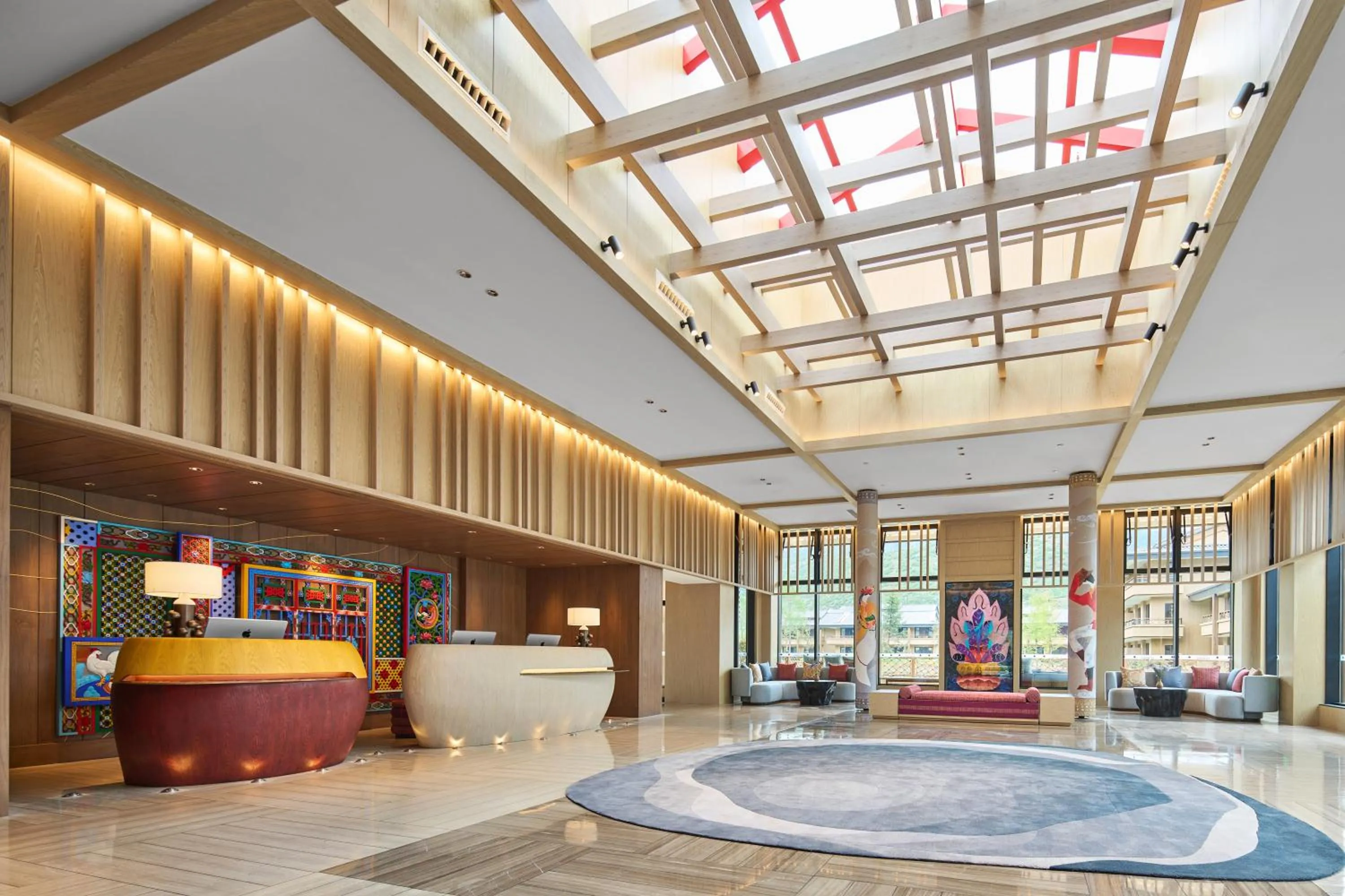Lobby or reception in Hotel Indigo Lugu Lake by IHG