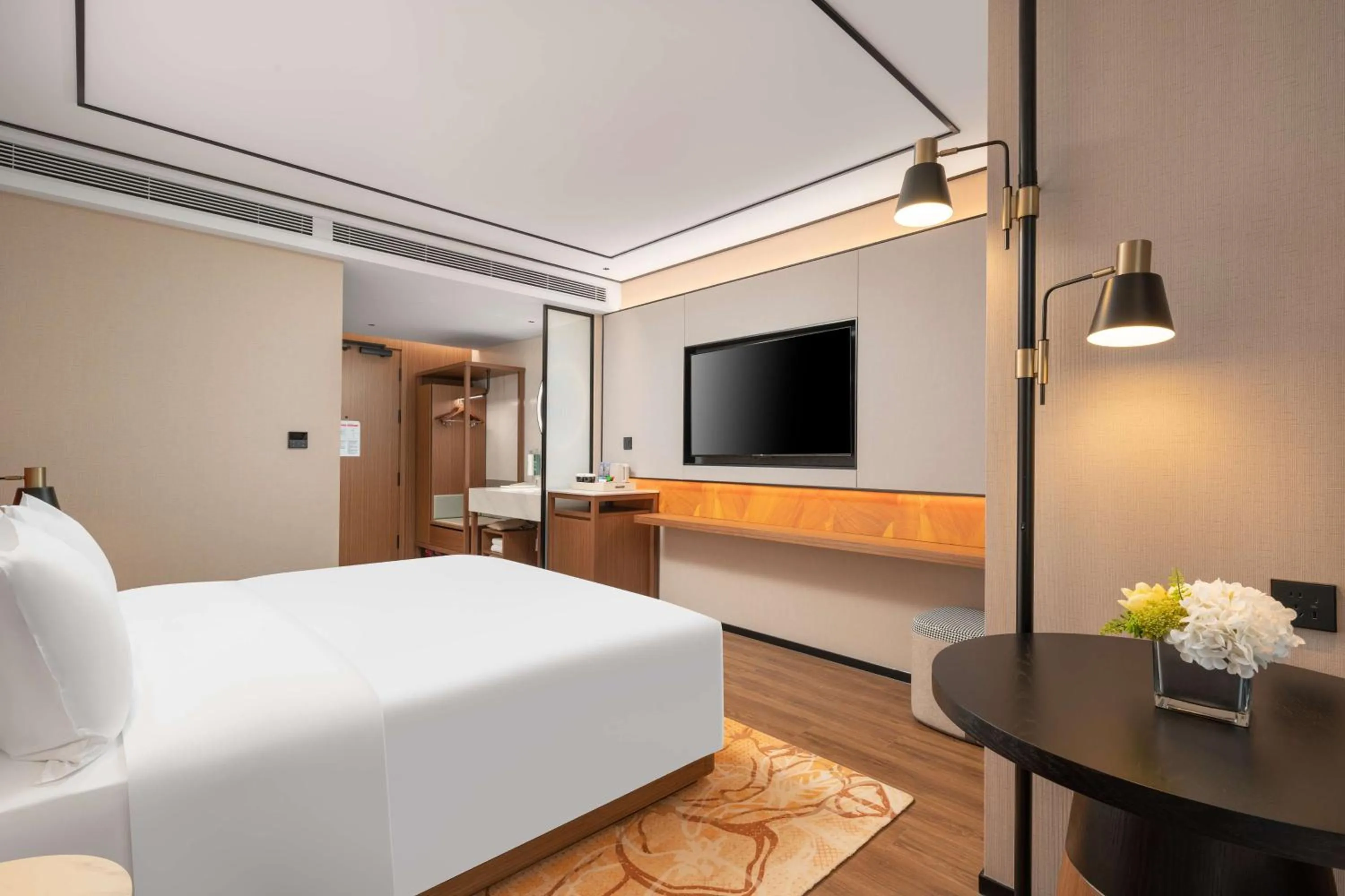 Bed in Hilton Garden Inn Tianjin Railway Station