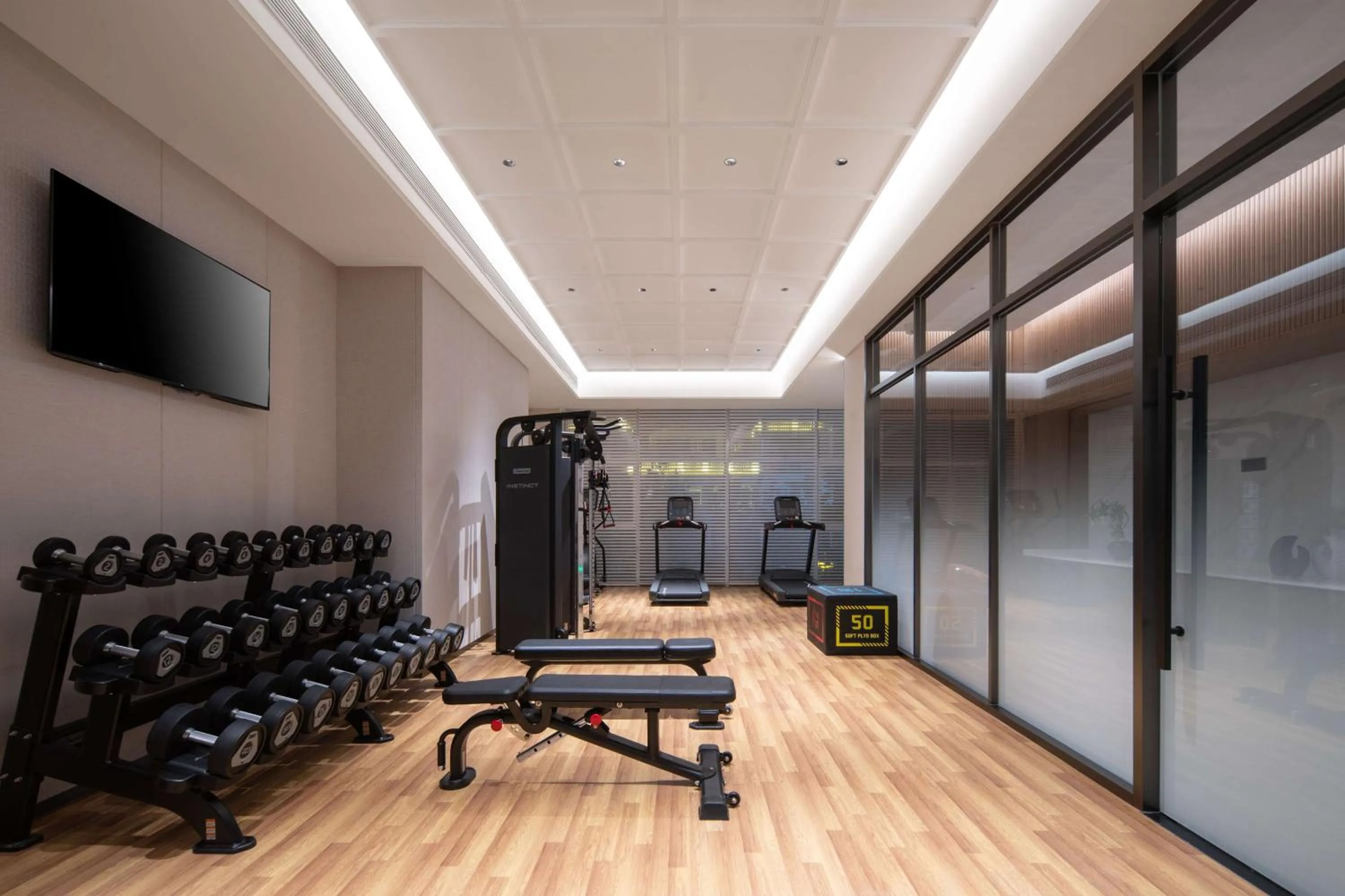 Fitness centre/facilities in Hilton Garden Inn Tianjin Railway Station