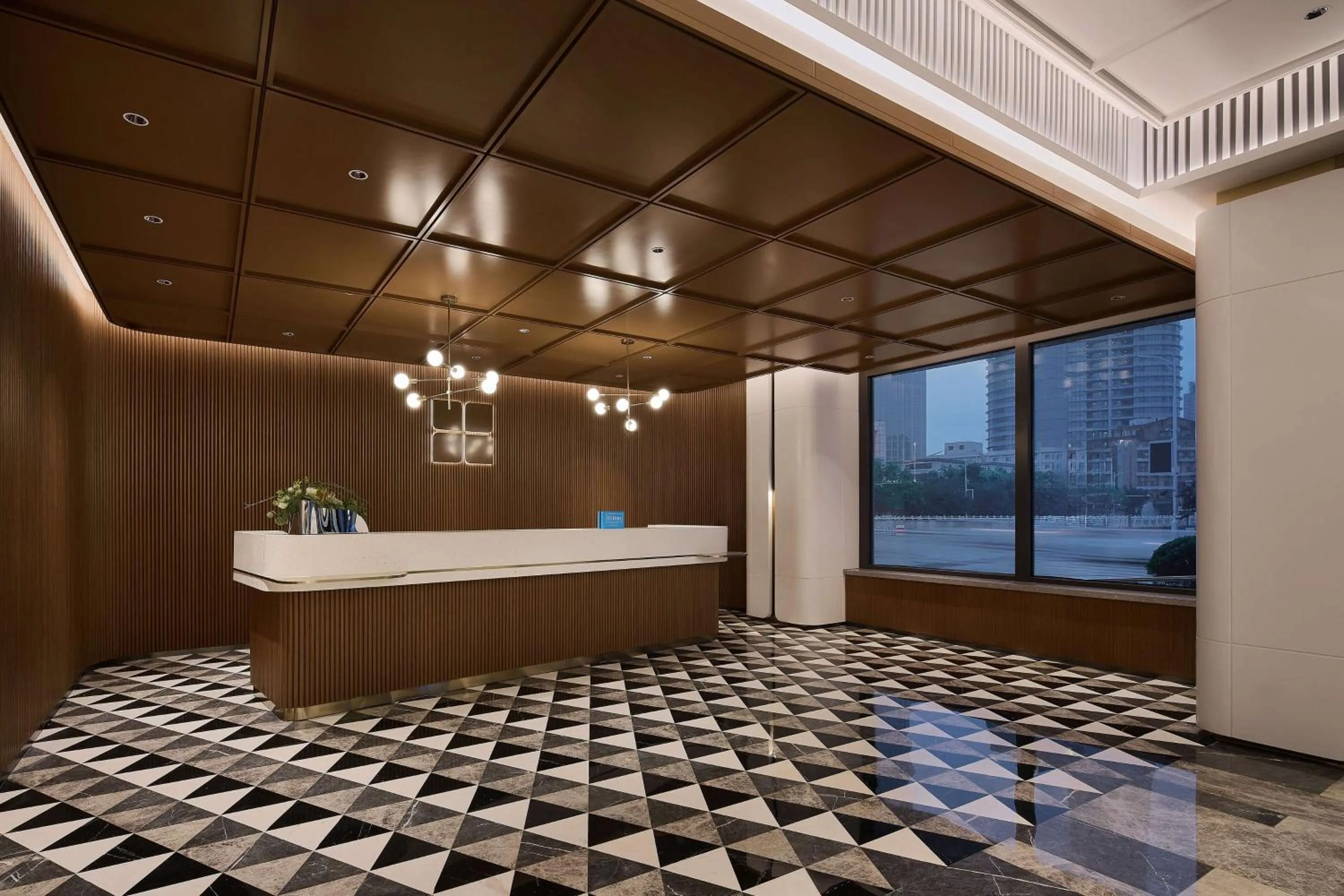 Lobby or reception in Hilton Garden Inn Tianjin Railway Station