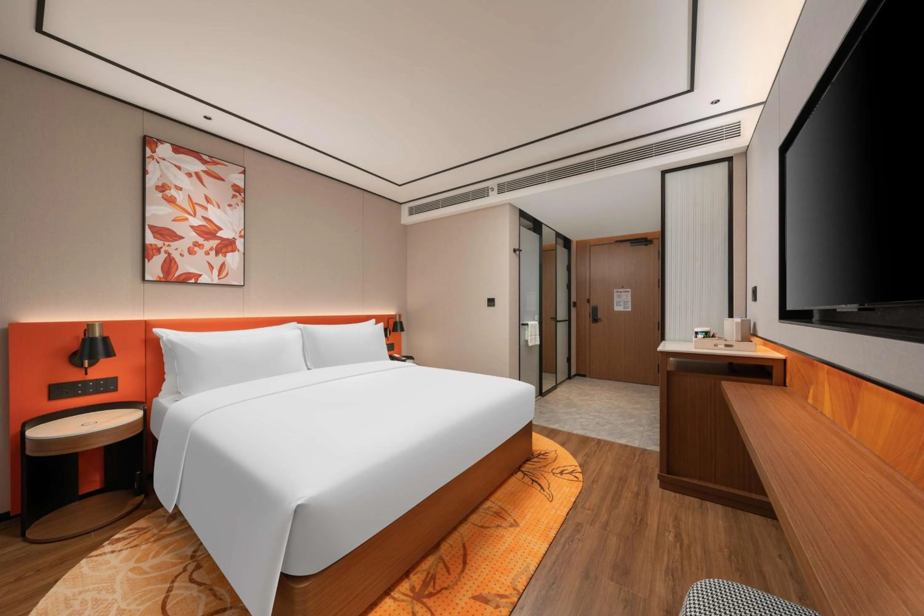 Bed in Hilton Garden Inn Tianjin Railway Station