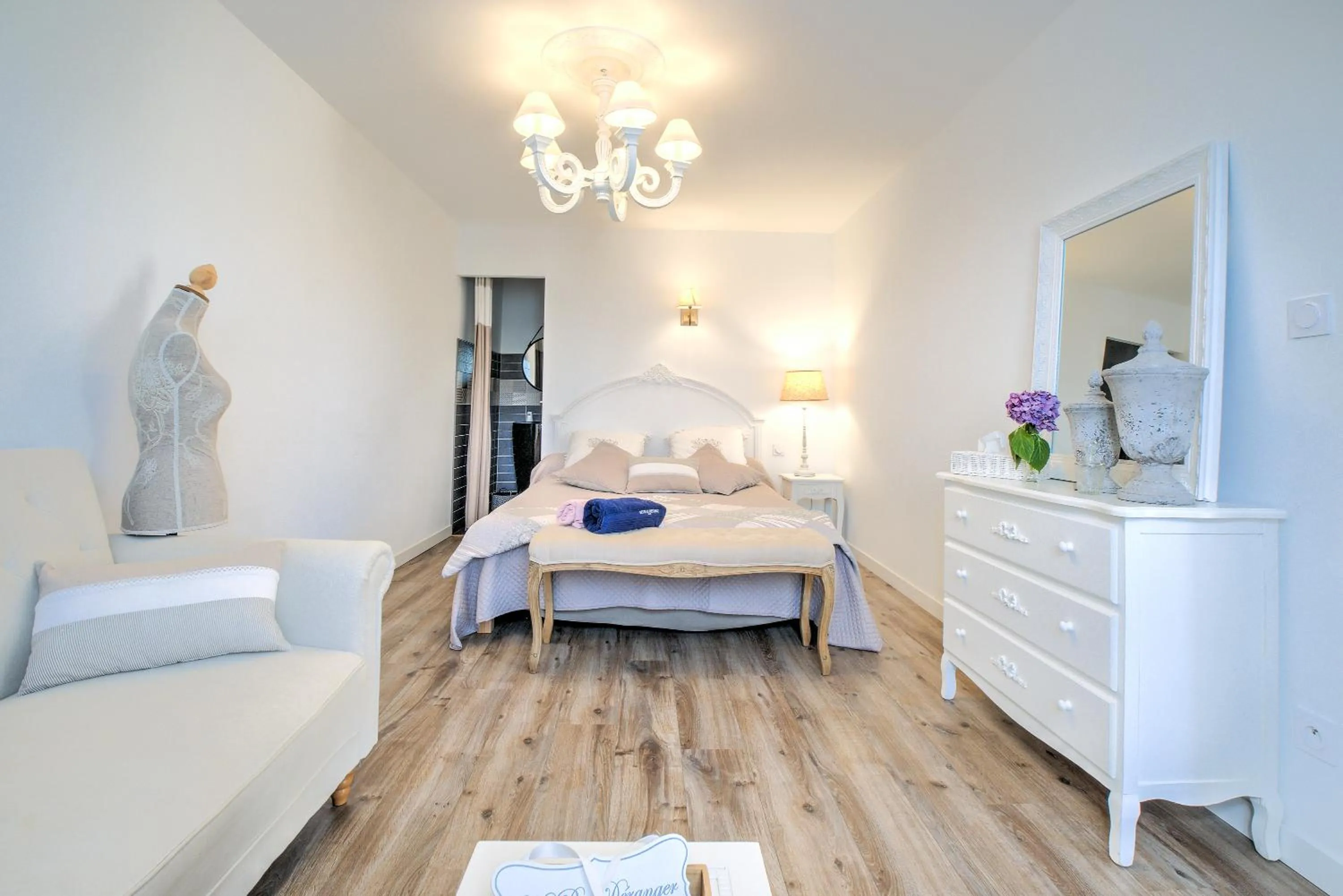 Bed in Au Charmant Des Vignes