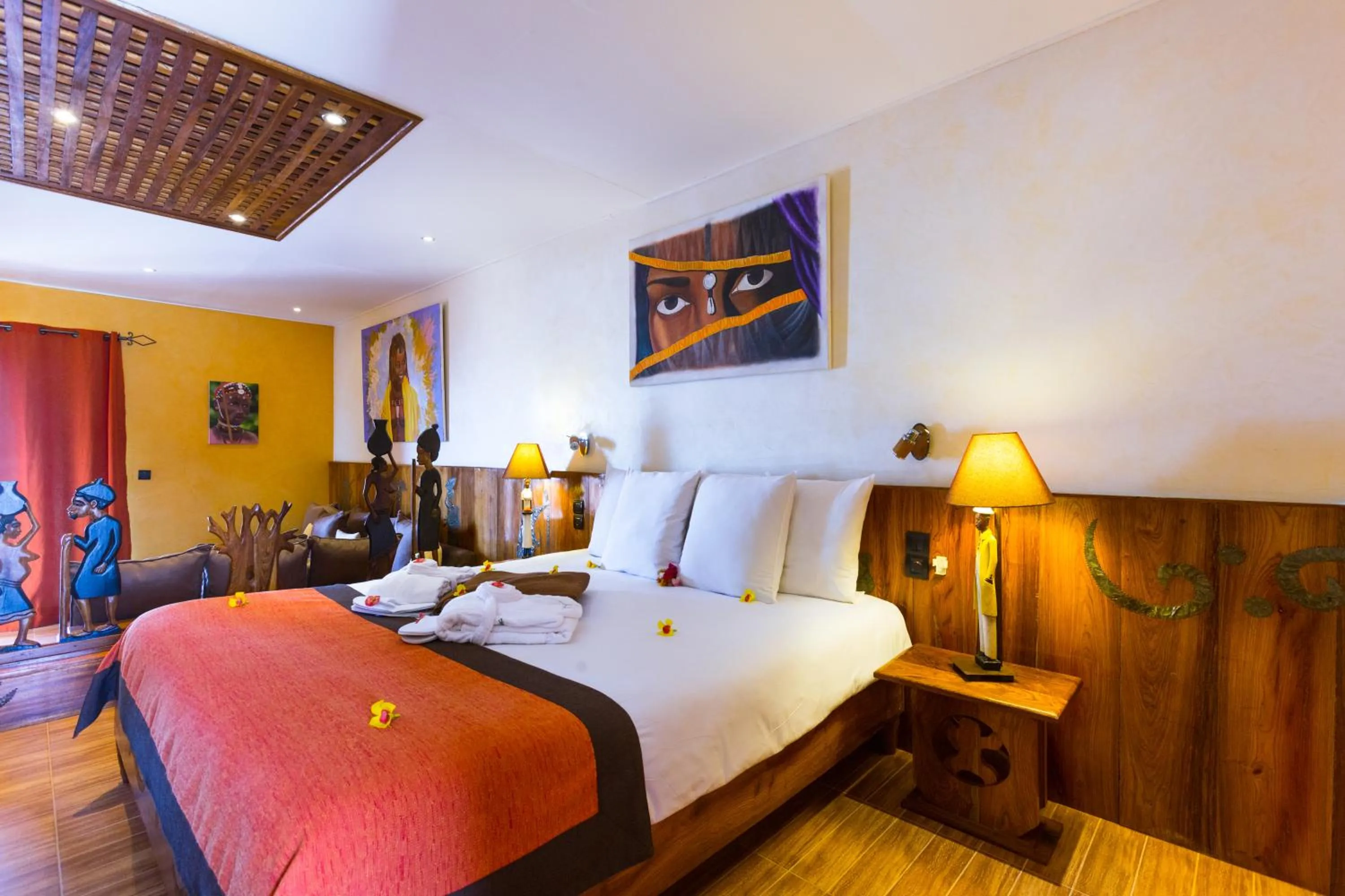 Bed in Royal Horizon Baobab