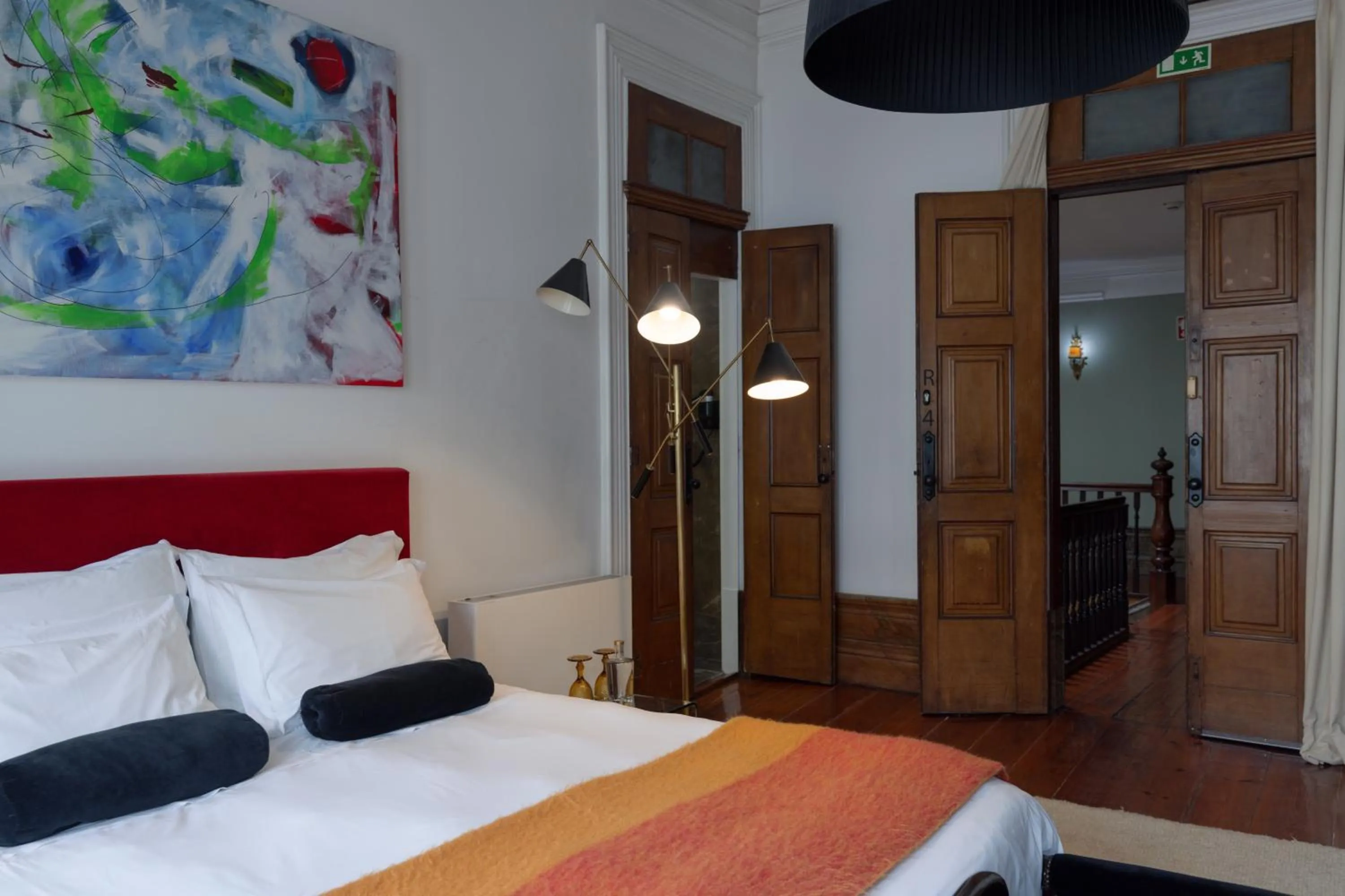 Bedroom, Bed in Oporto Loft