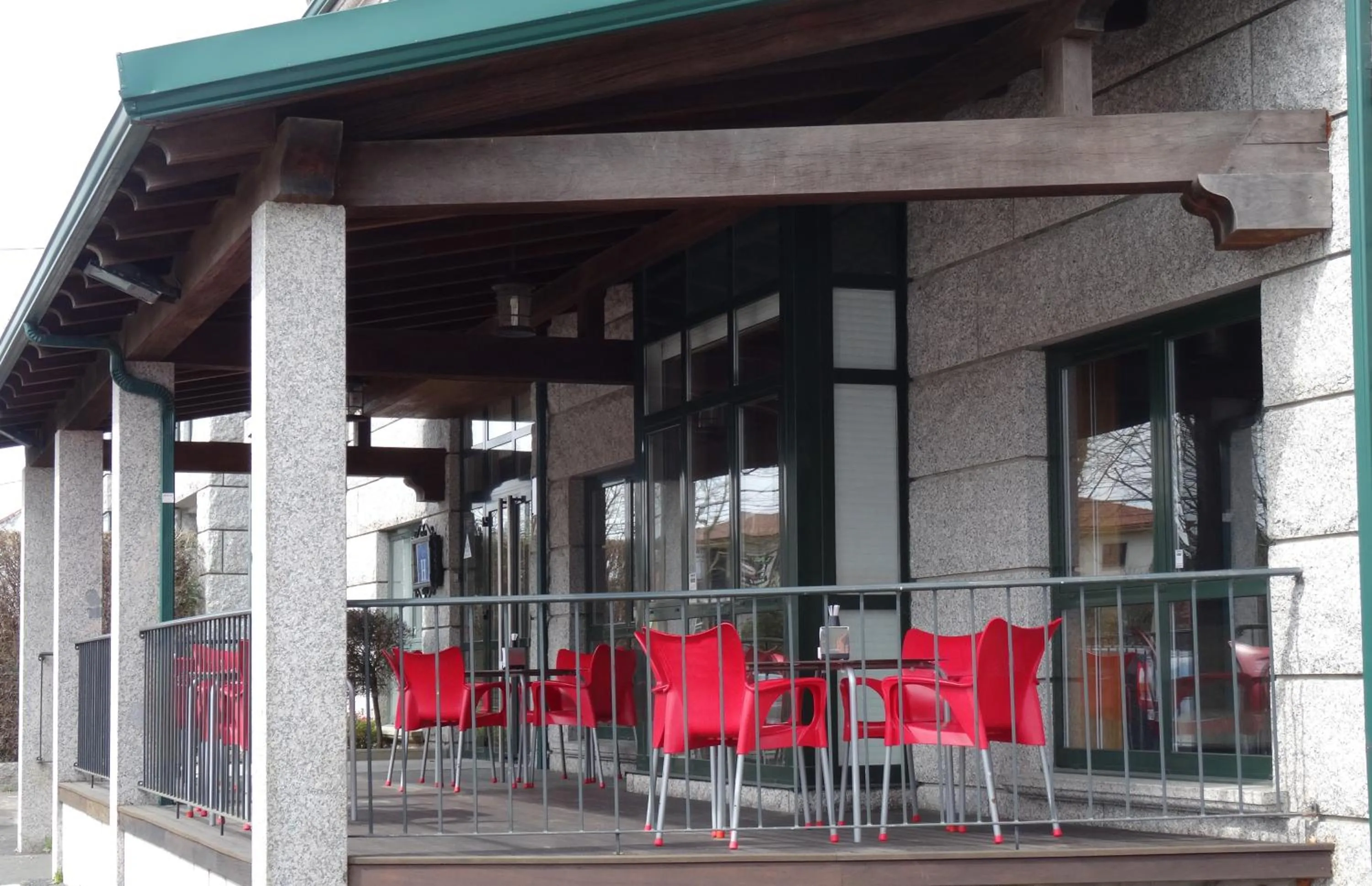 Patio in Hotel Akelarre