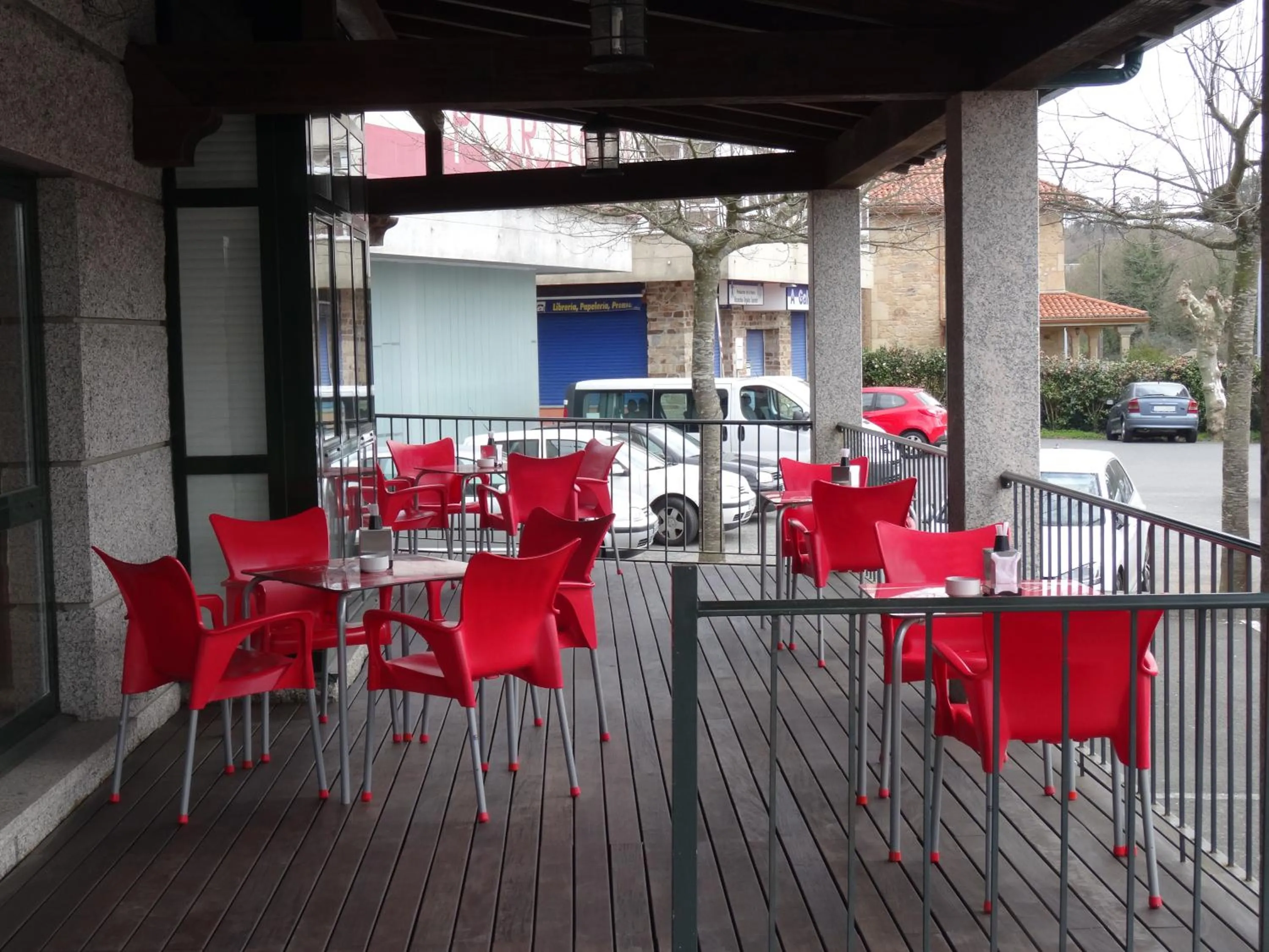 Patio in Hotel Akelarre