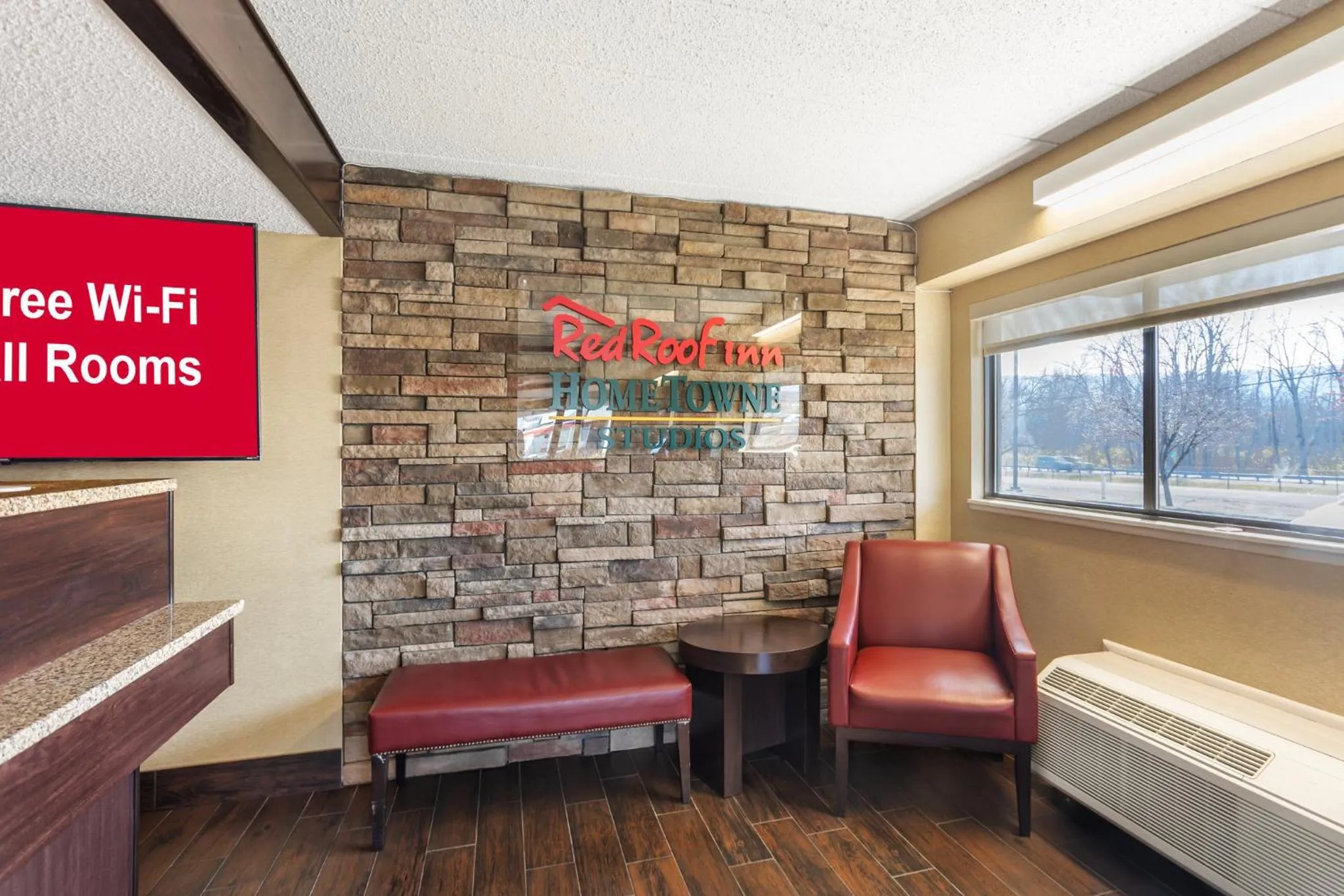 Lobby or reception in HomeTowne Studios by Red Roof Danville, PA