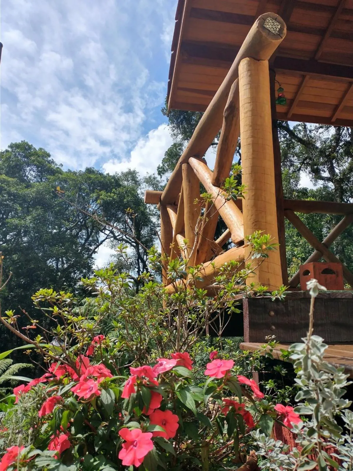 Garden in Nas Nuvens Hospedaria
