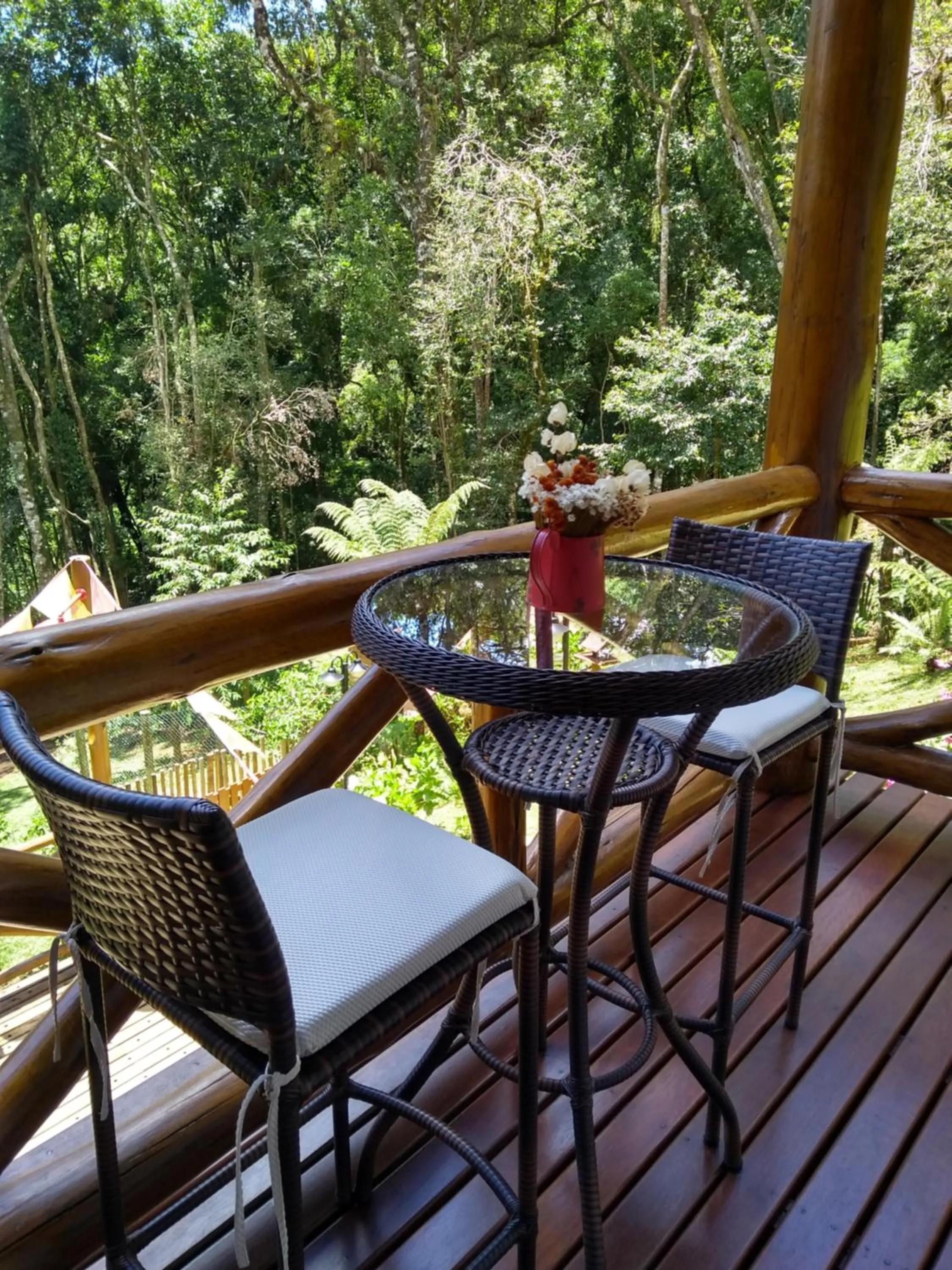 Balcony/Terrace in Nas Nuvens Hospedaria