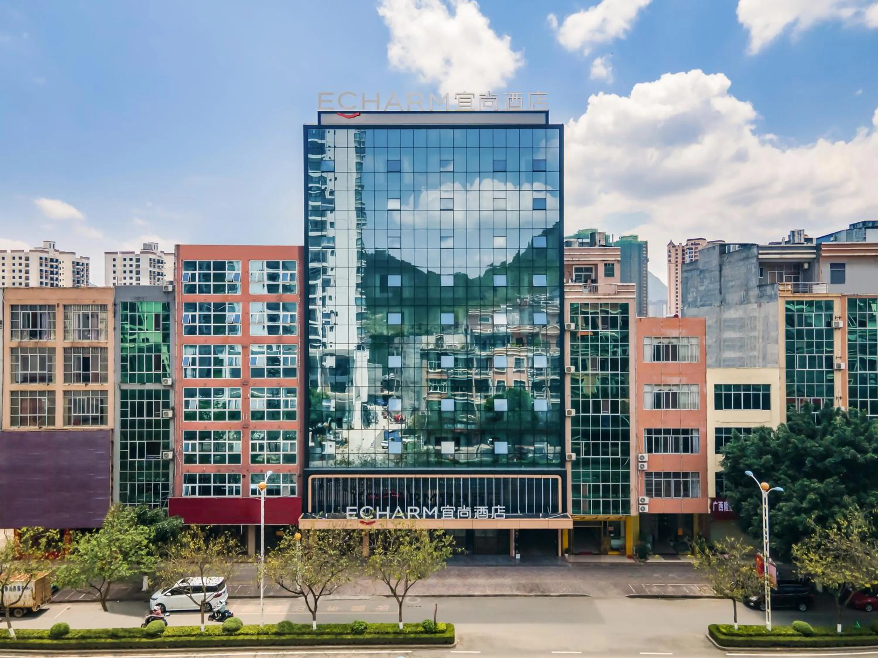 Property building in Eharm Hotel Baise Jingxi Jinxiu Ancient Town