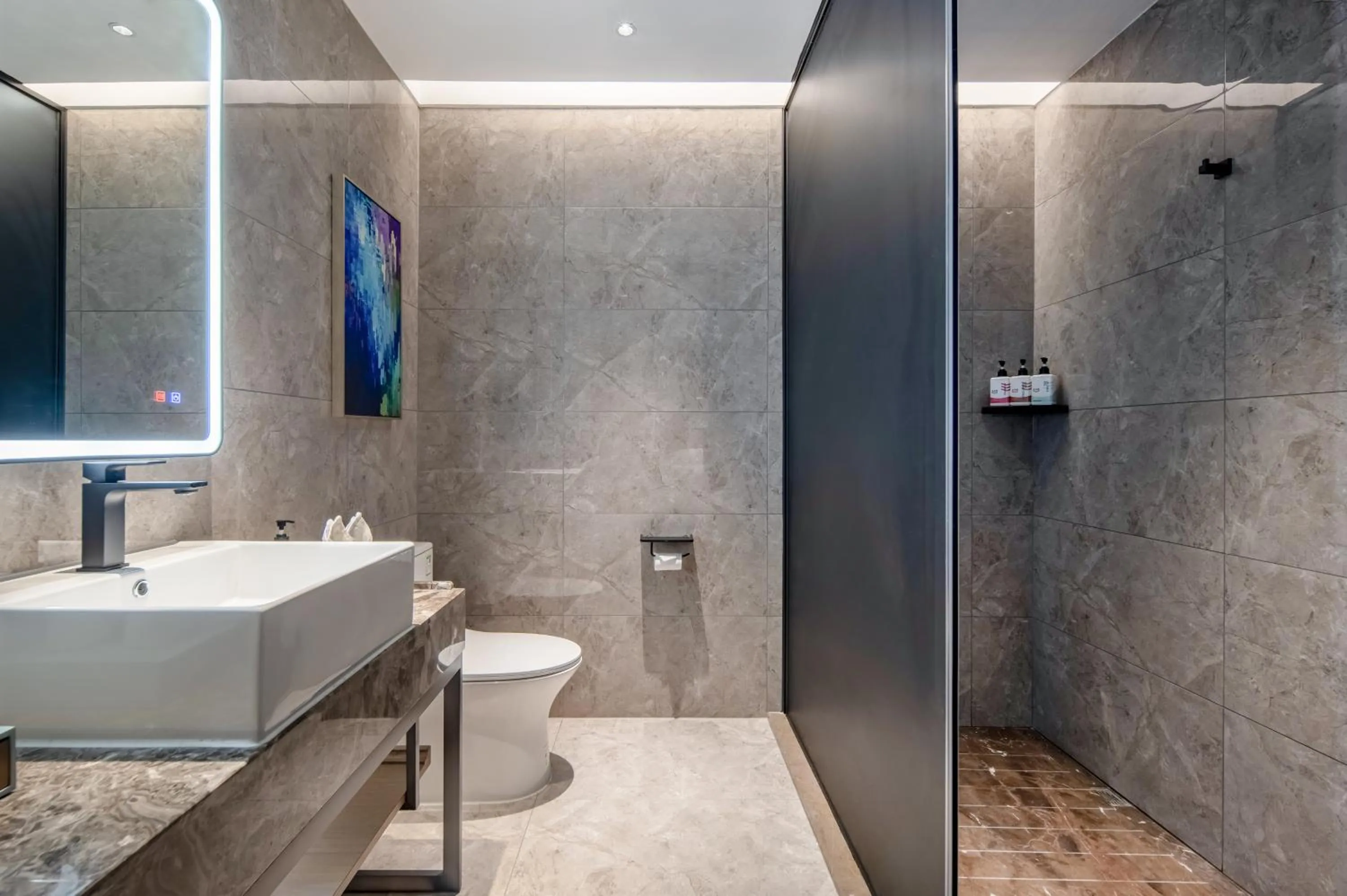 Toilet in Eharm Hotel Baise Jingxi Jinxiu Ancient Town