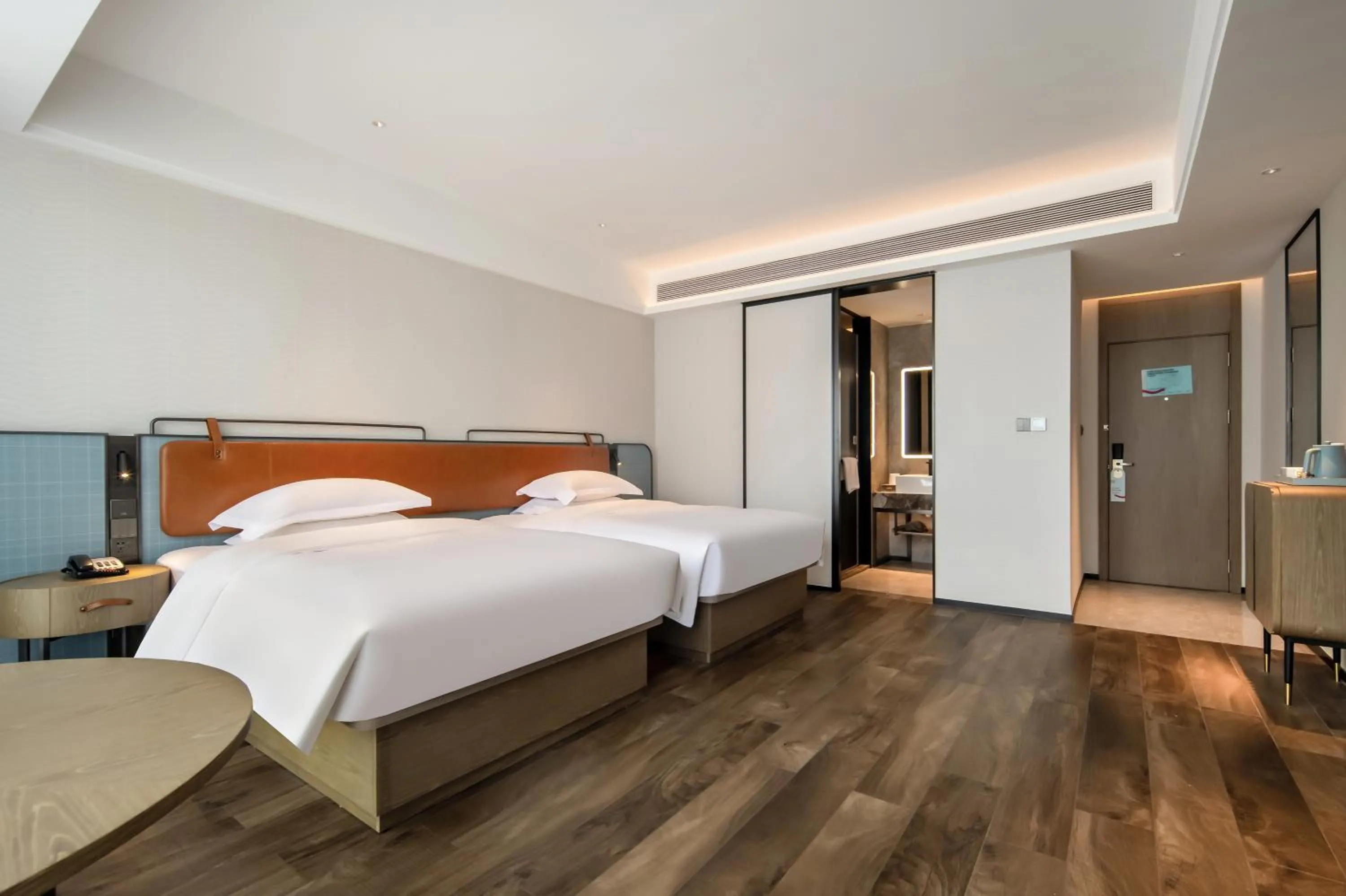 Bed in Eharm Hotel Baise Jingxi Jinxiu Ancient Town