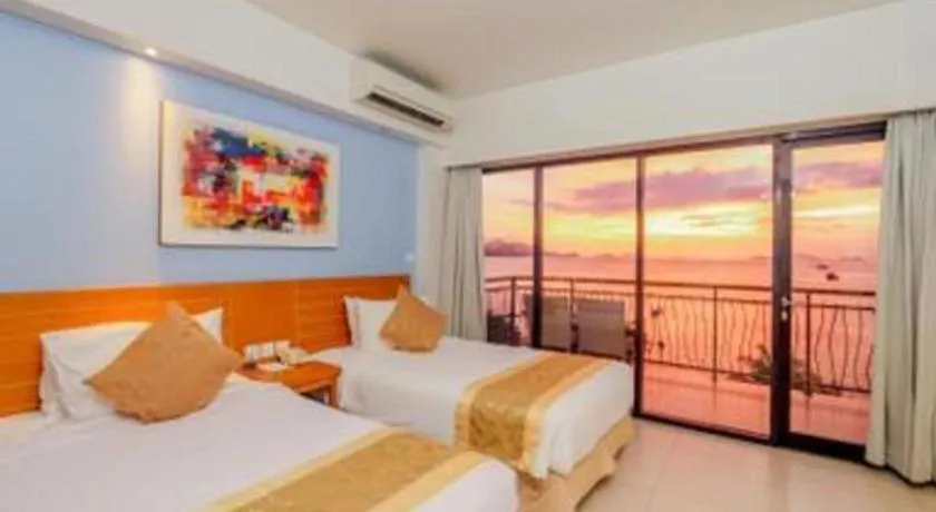 Bed in Laprima Hotel