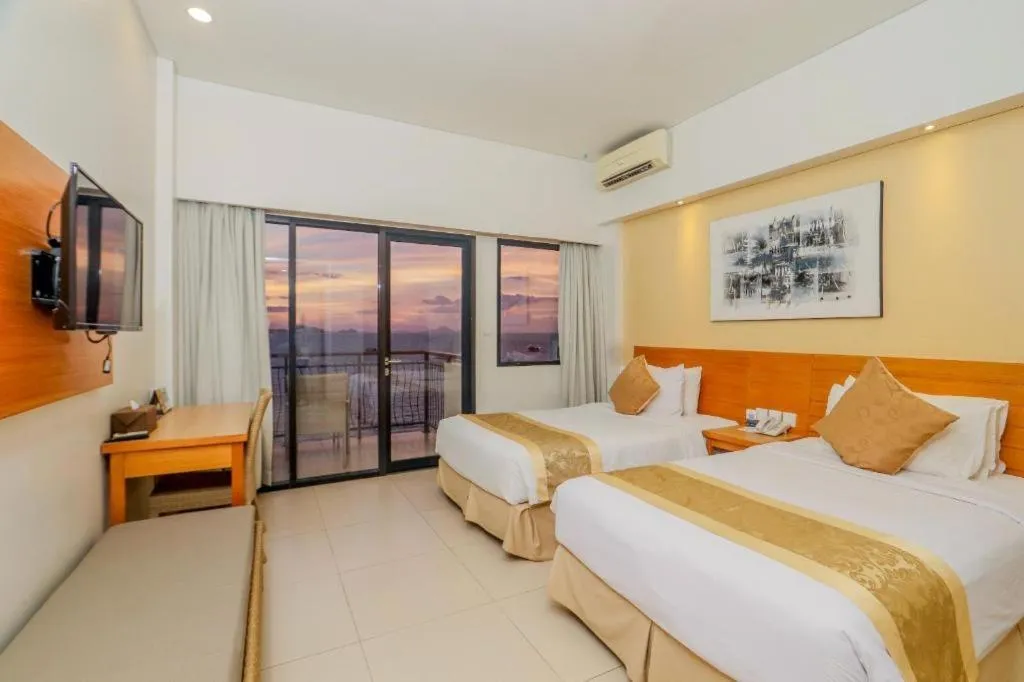 Bed in Laprima Hotel