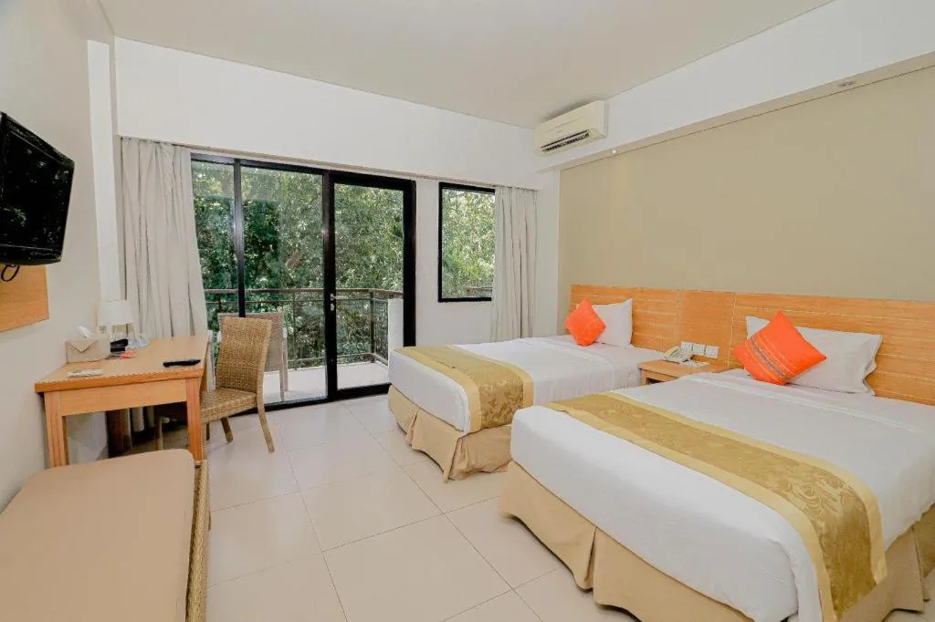 Bed in Laprima Hotel