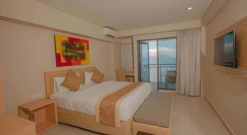 Bed in Laprima Hotel