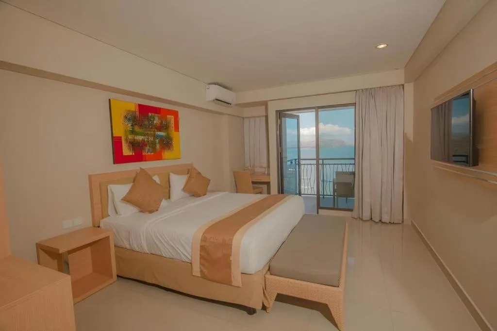 Bed in Laprima Hotel