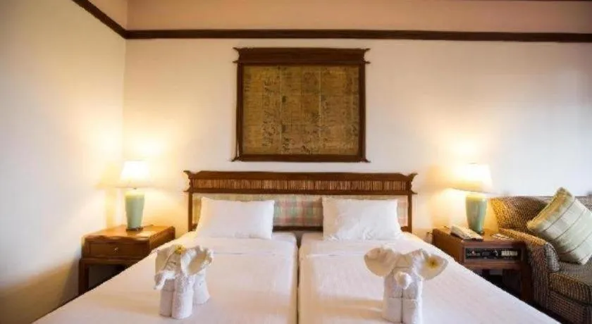 Bed in Imperial Golden Triangle Resort