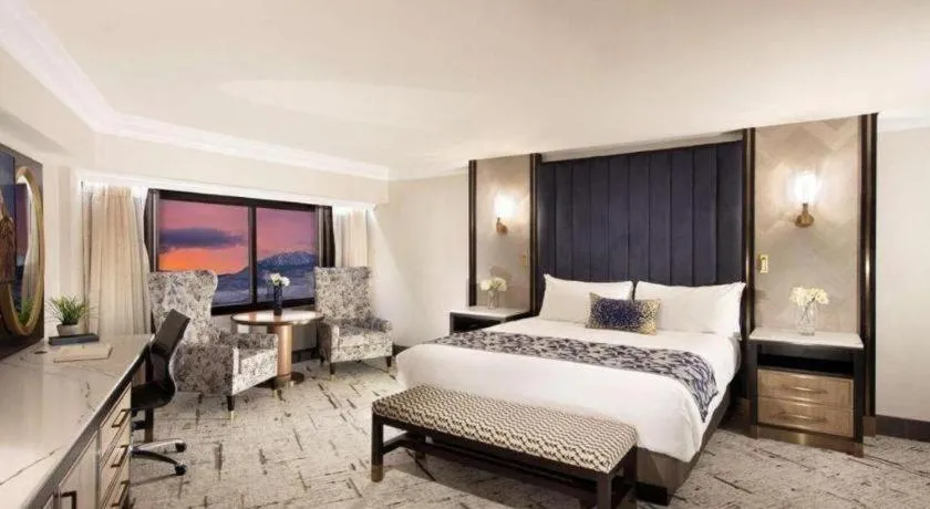 Bed in Peppermill Resort Spa Casino