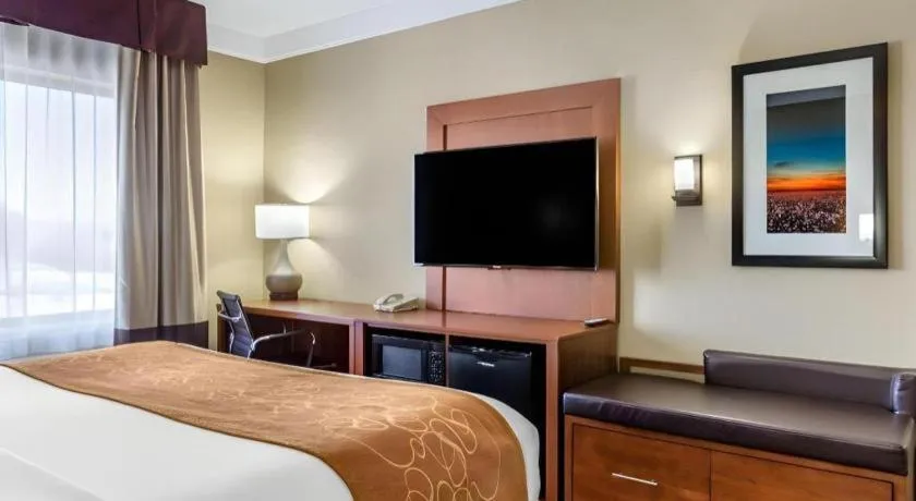 Bed in Comfort Suites Plainview