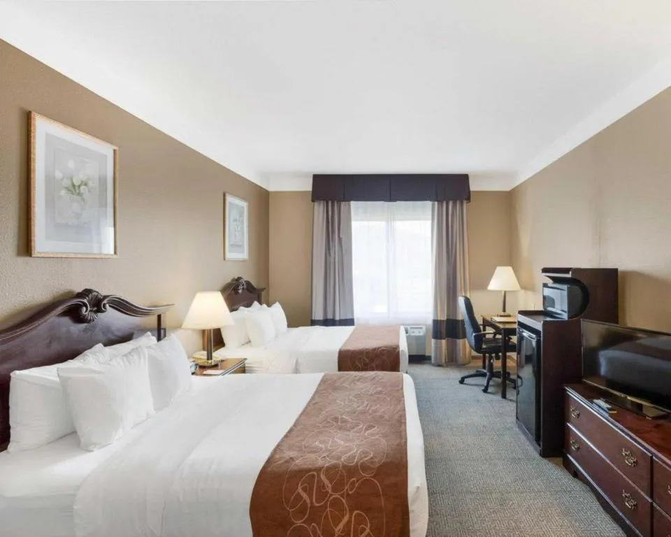 Bed in Comfort Suites Plainview